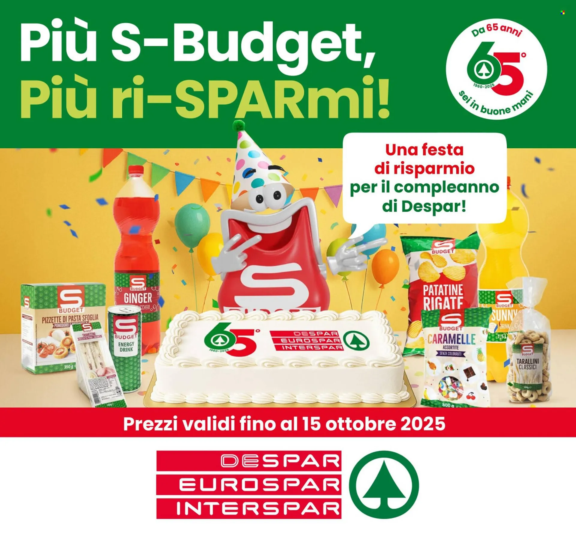 Volantino Despar da 18 settembre a 15 ottobre di 2025 - Pagina del volantino 1