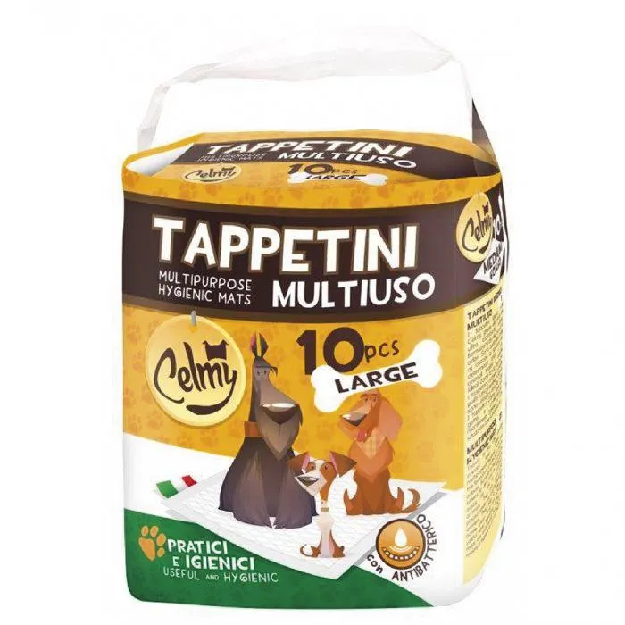 Tappetino assorbente multiuso per animali 60x90 cm 10 pezzi
