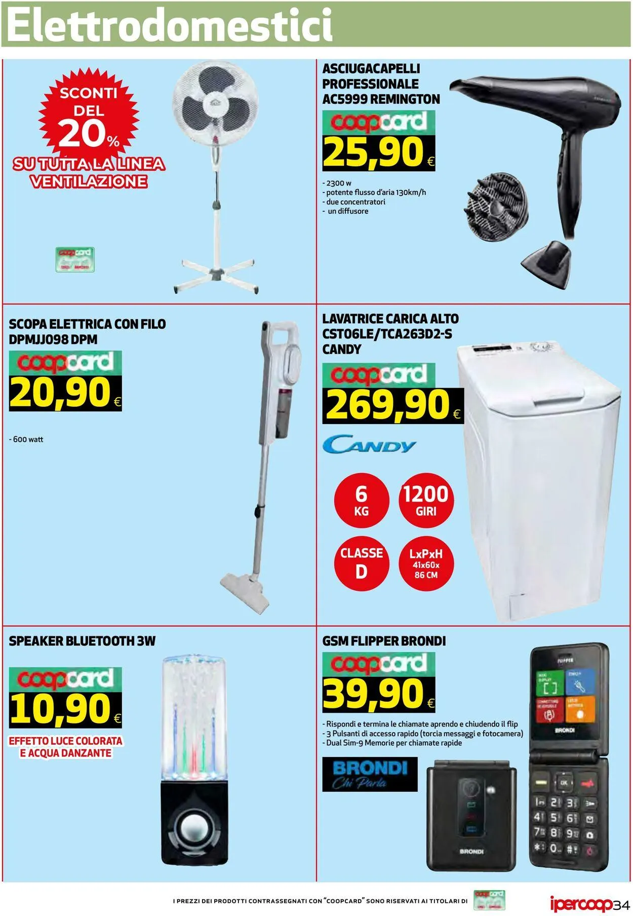 Coop Volantino attuale da 18 agosto a 26 agosto di 2025 - Pagina del volantino 34