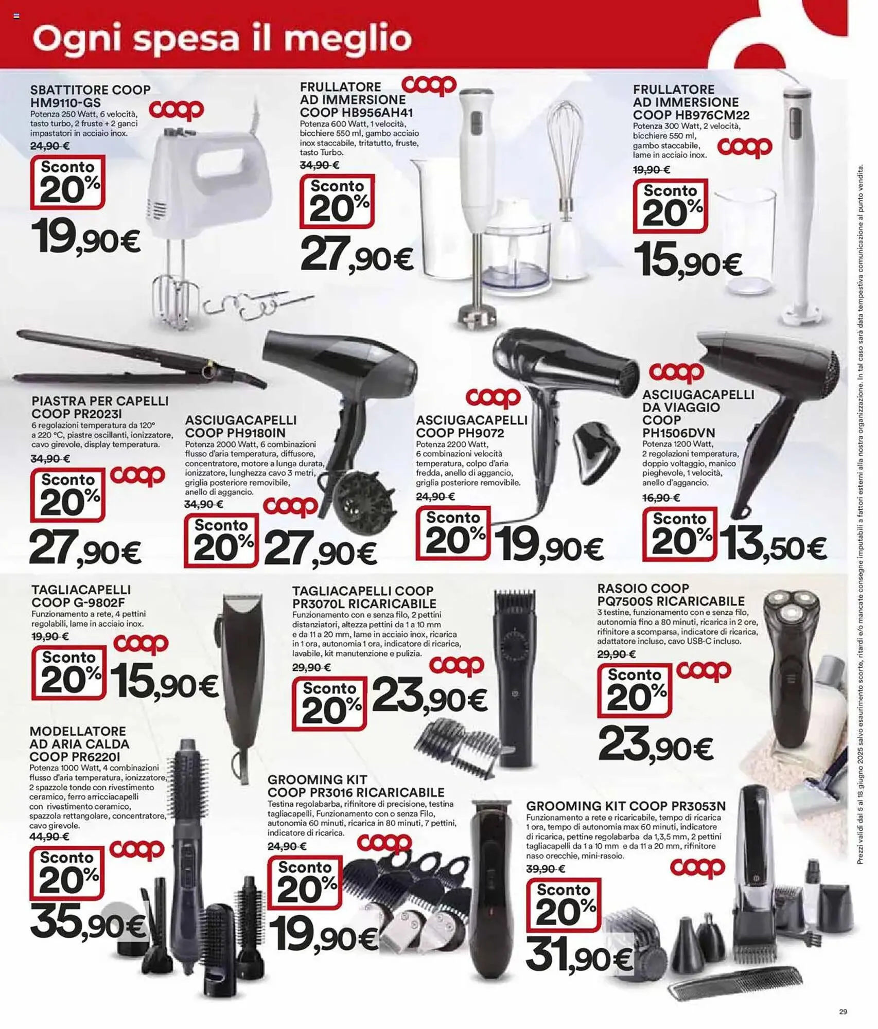 Volantino Ipercoop da 5 giugno a 18 giugno di 2025 - Pagina del volantino 29