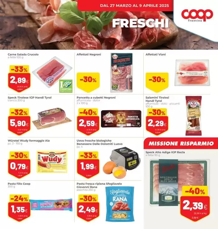 Sconti fino al 40% da 27 marzo a 9 aprile di 2025 - Pagina del volantino 9