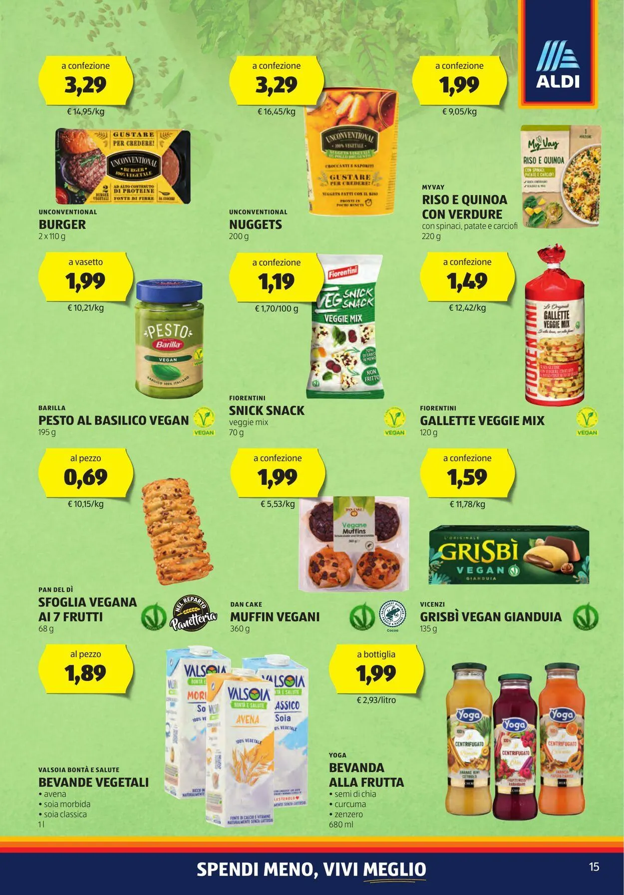 Aldi Volantino attuale da 22 aprile a 28 aprile di 2024 - Pagina del volantino 15