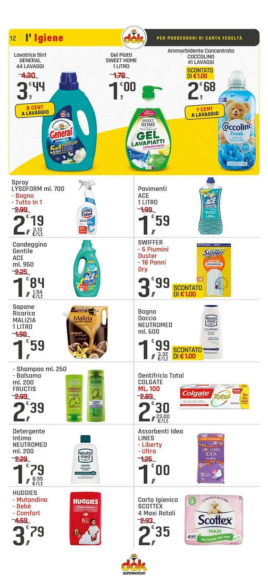Volantino Supermercati Dok da 12 maggio a 18 maggio di 2025 - Pagina del volantino 12