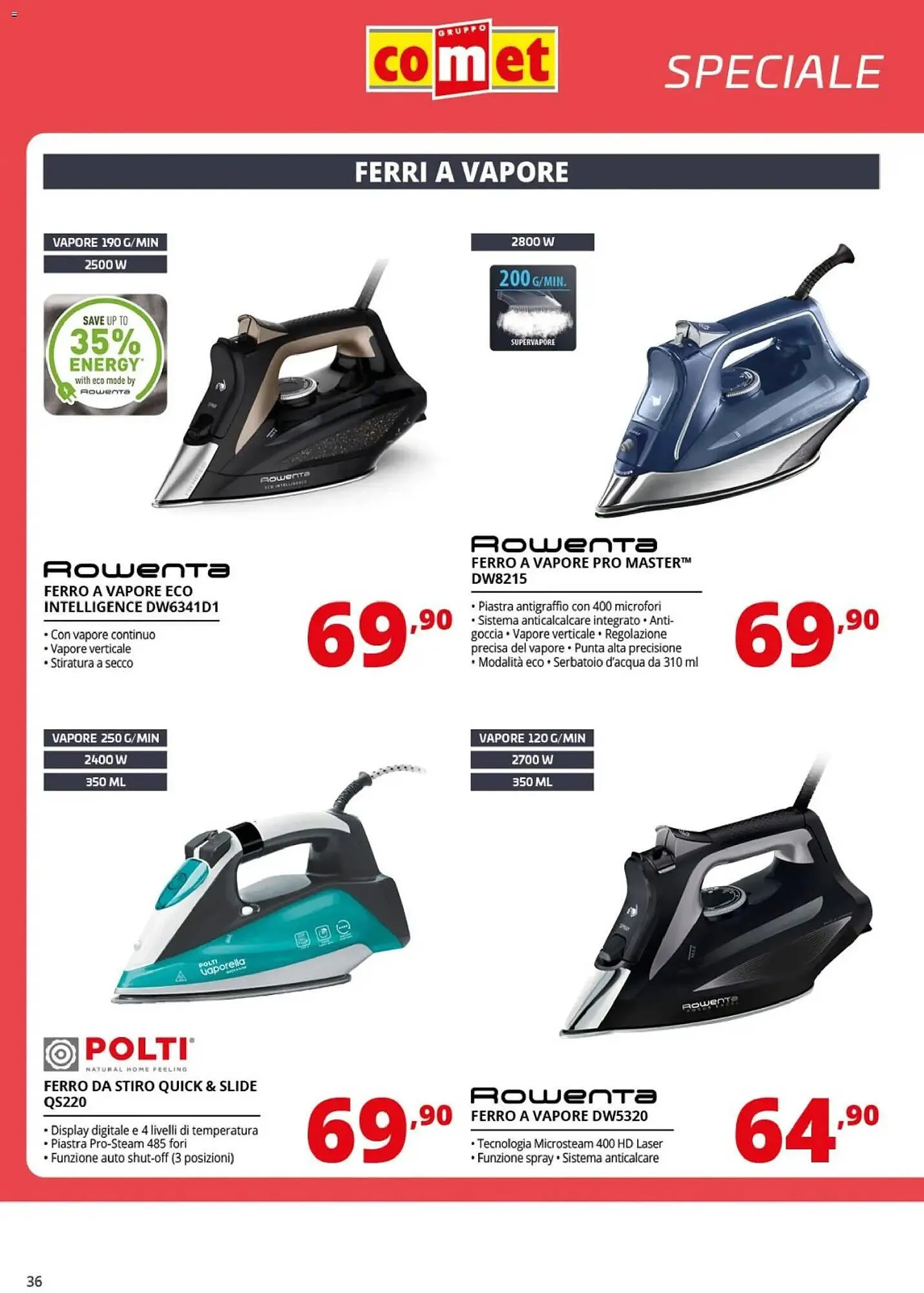 Volantino Comet da 20 marzo a 8 aprile di 2026 - Pagina del volantino 36