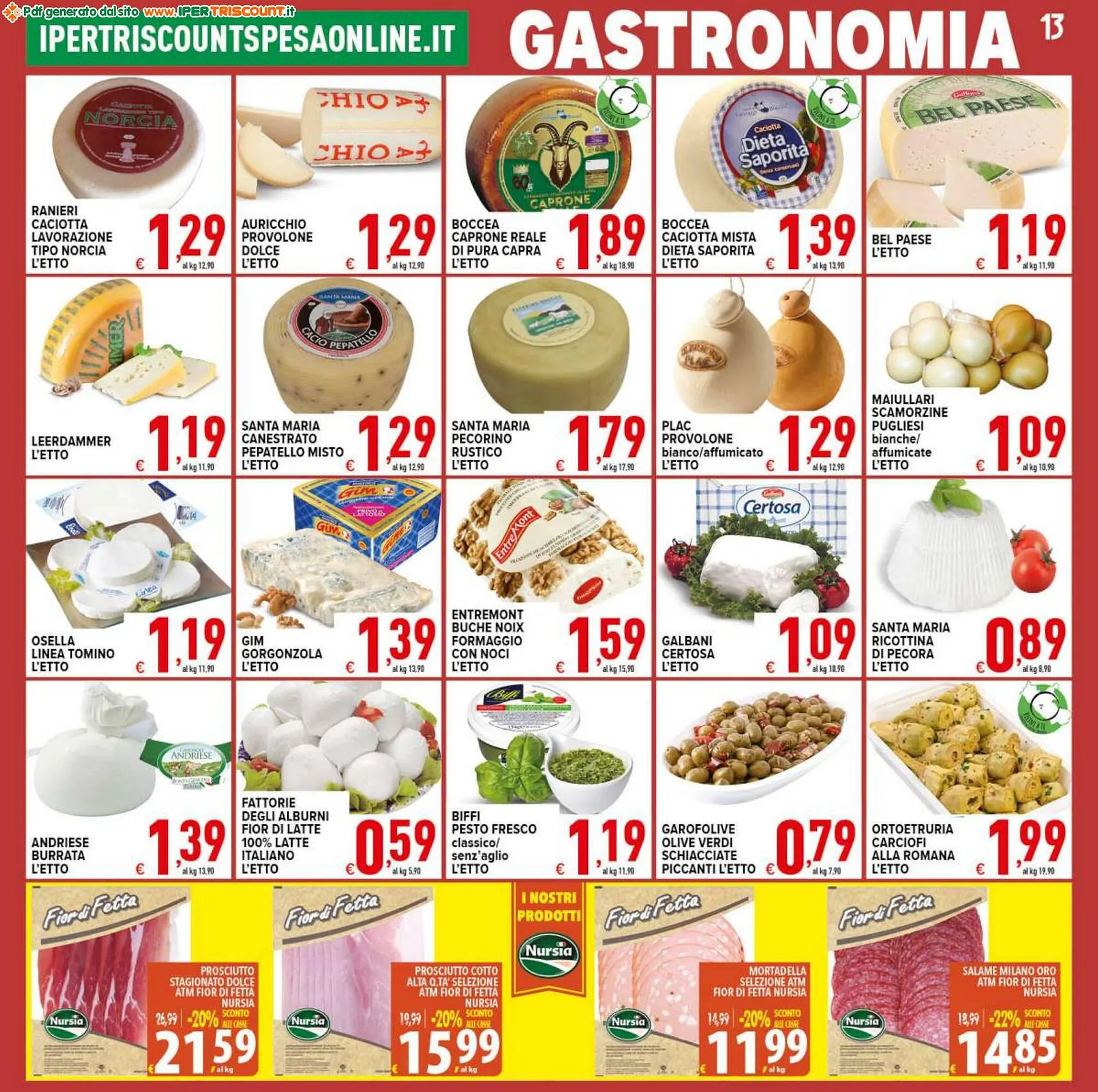 Volantino Iper Triscount da 13 ottobre a 24 ottobre di 2023 - Pagina del volantino 13