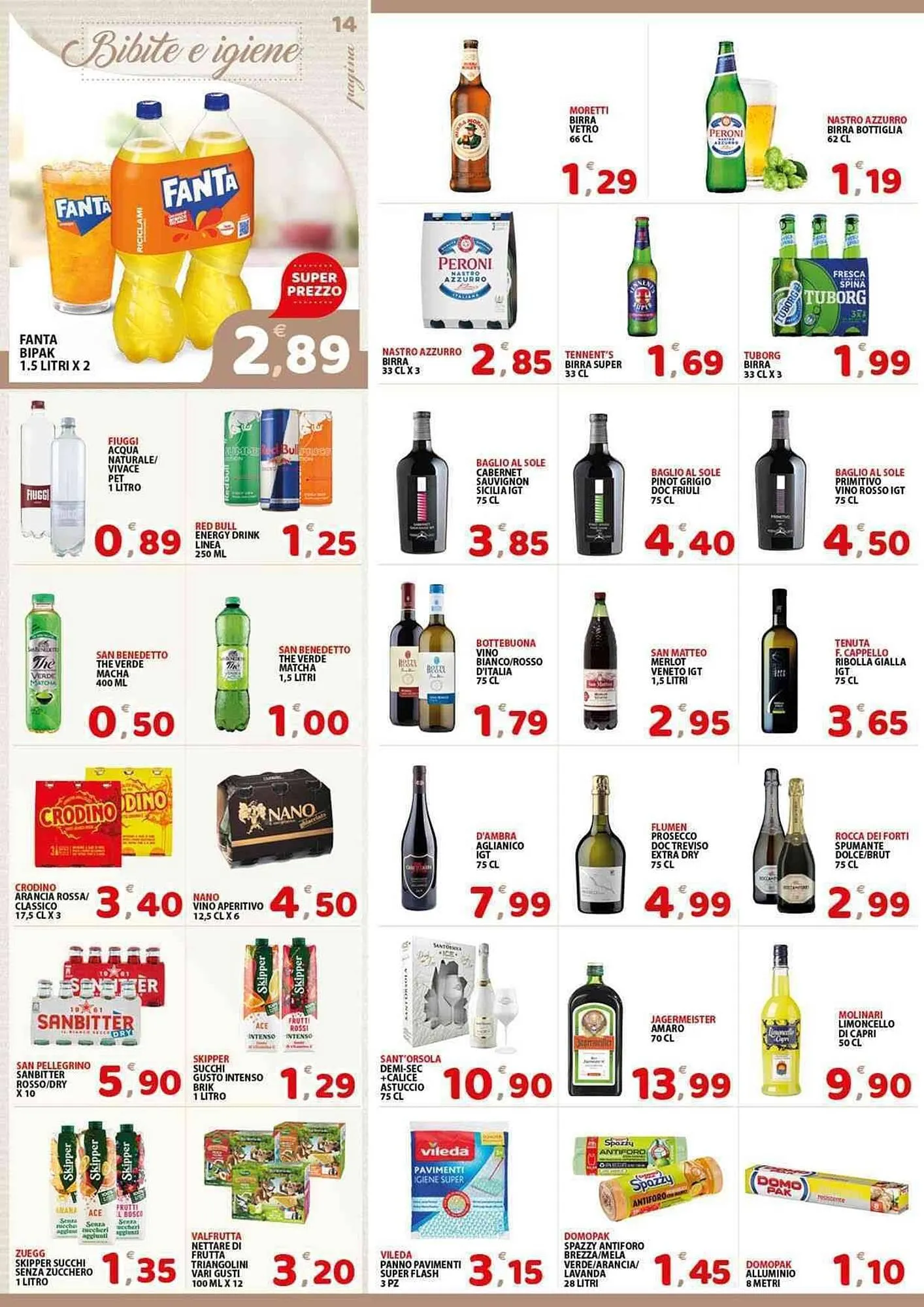 Volantino Premium Supermercati da 3 ottobre a 15 ottobre di 2025 - Pagina del volantino 14