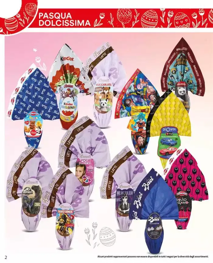 La pasqua alla coop conviene al tuo portafogli e a tutti. da 11 aprile a 22 aprile di 2025 - Pagina del volantino 2