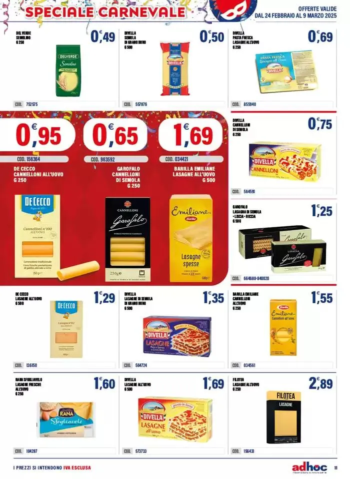 Speciale carnevale da 24 febbraio a 9 marzo di 2025 - Pagina del volantino 11