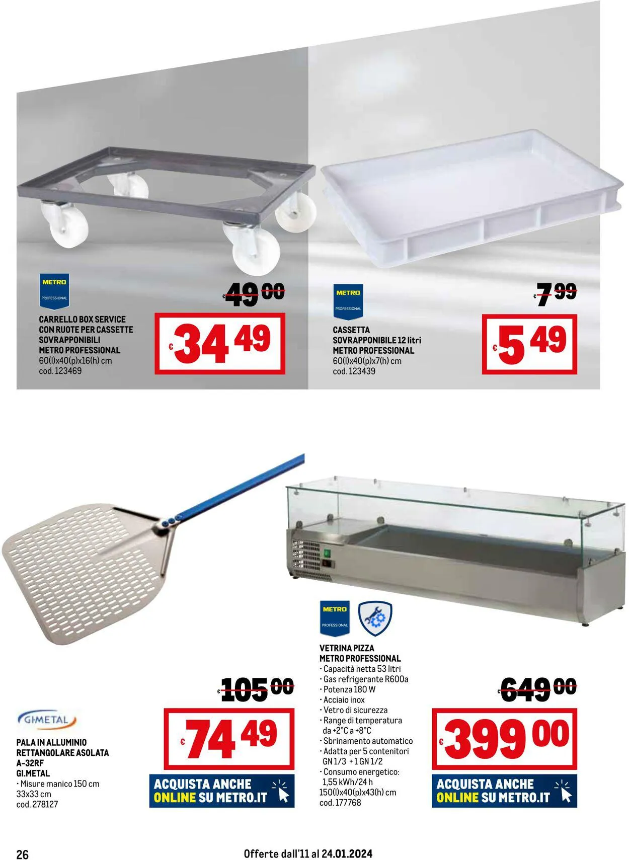 Metro Volantino attuale da 3 luglio a 17 luglio di 2024 - Pagina del volantino 26