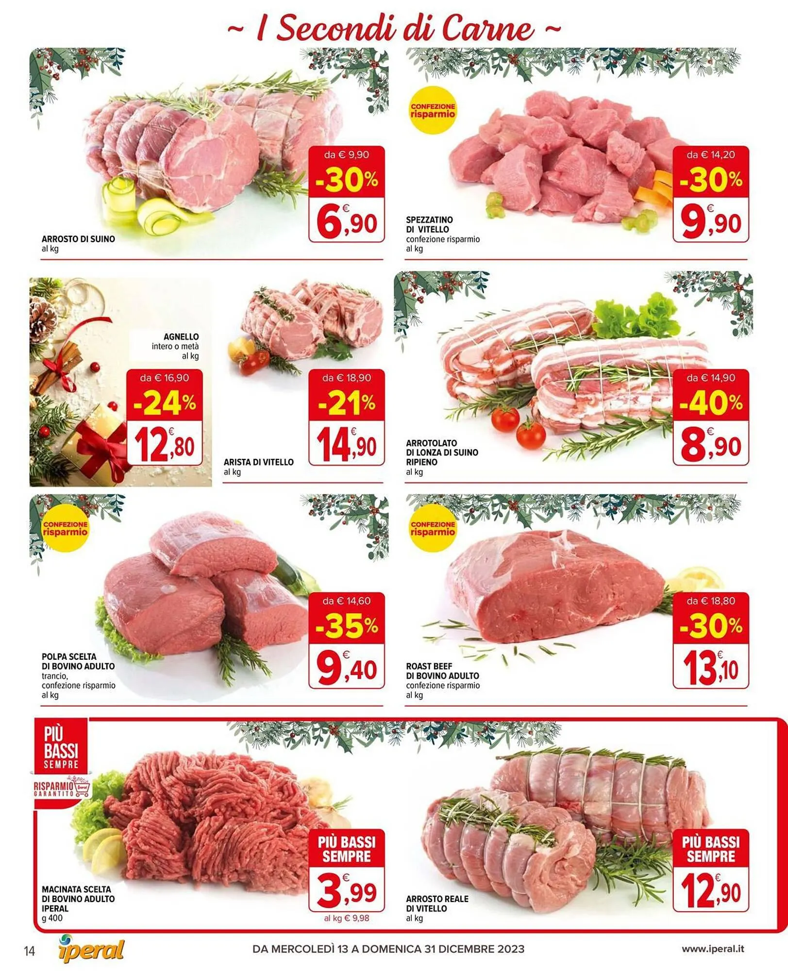 Volantino Iperal da 13 dicembre a 31 dicembre di 2023 - Pagina del volantino 14