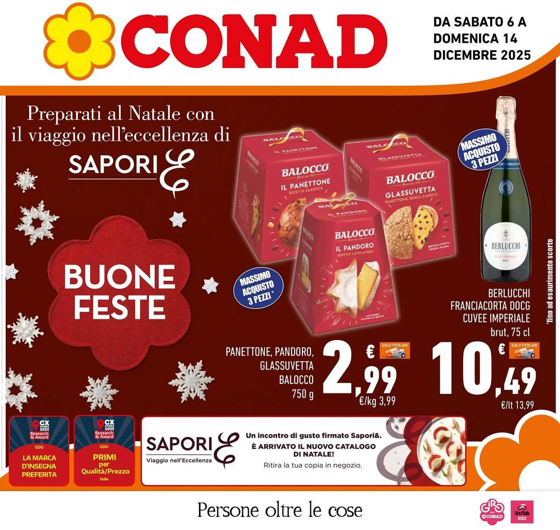 Volantino Conad da 6 dicembre a 14 dicembre di 2025 - Pagina del volantino 1