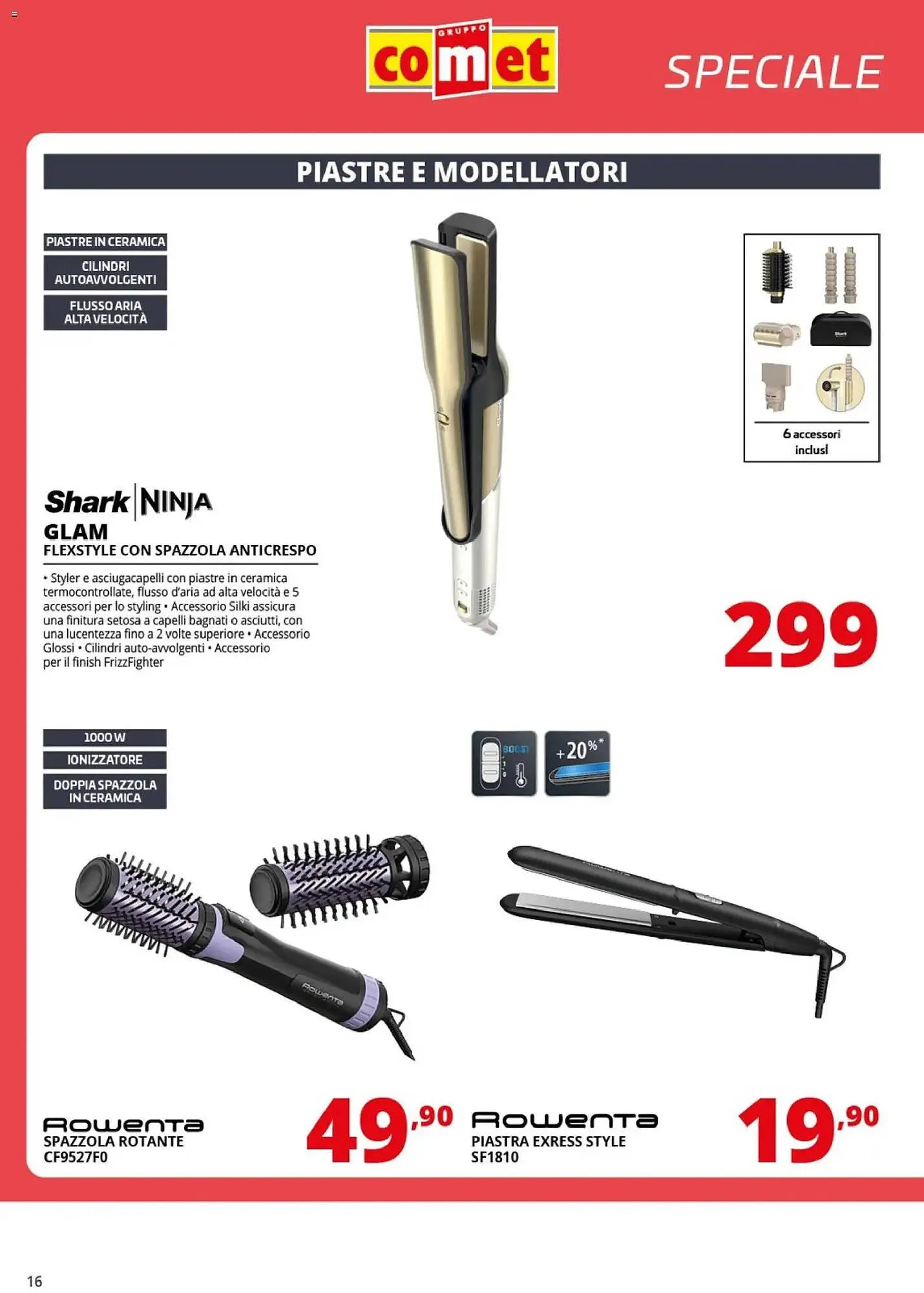 Volantino Comet da 20 marzo a 8 aprile di 2026 - Pagina del volantino 16