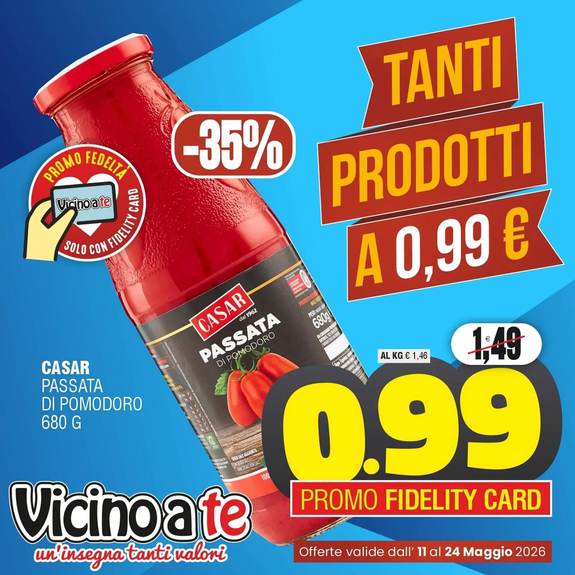 Volantino Vicino a te supermercati da 11 maggio a 24 maggio di 2026 - Pagina del volantino 1