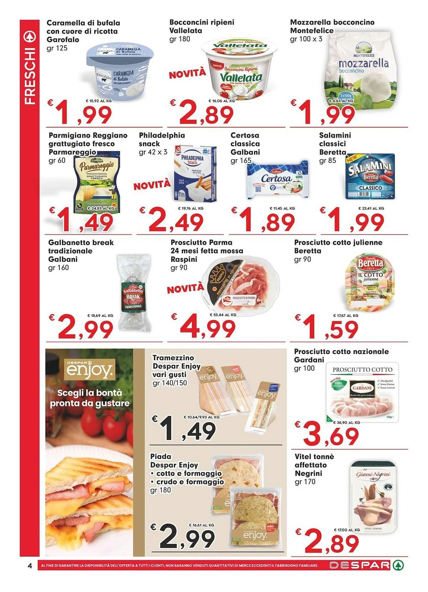 Volantino DeSpar Express da 17 luglio a 30 luglio di 2025 - Pagina del volantino 4