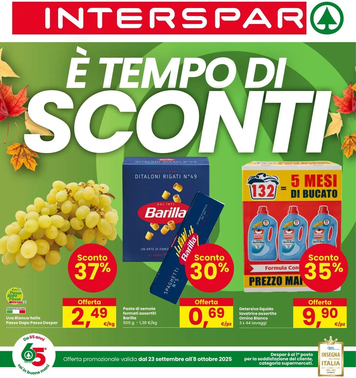 Interspar Volantino attuale da 23 settembre a 8 ottobre di 2025 - Pagina del volantino 1