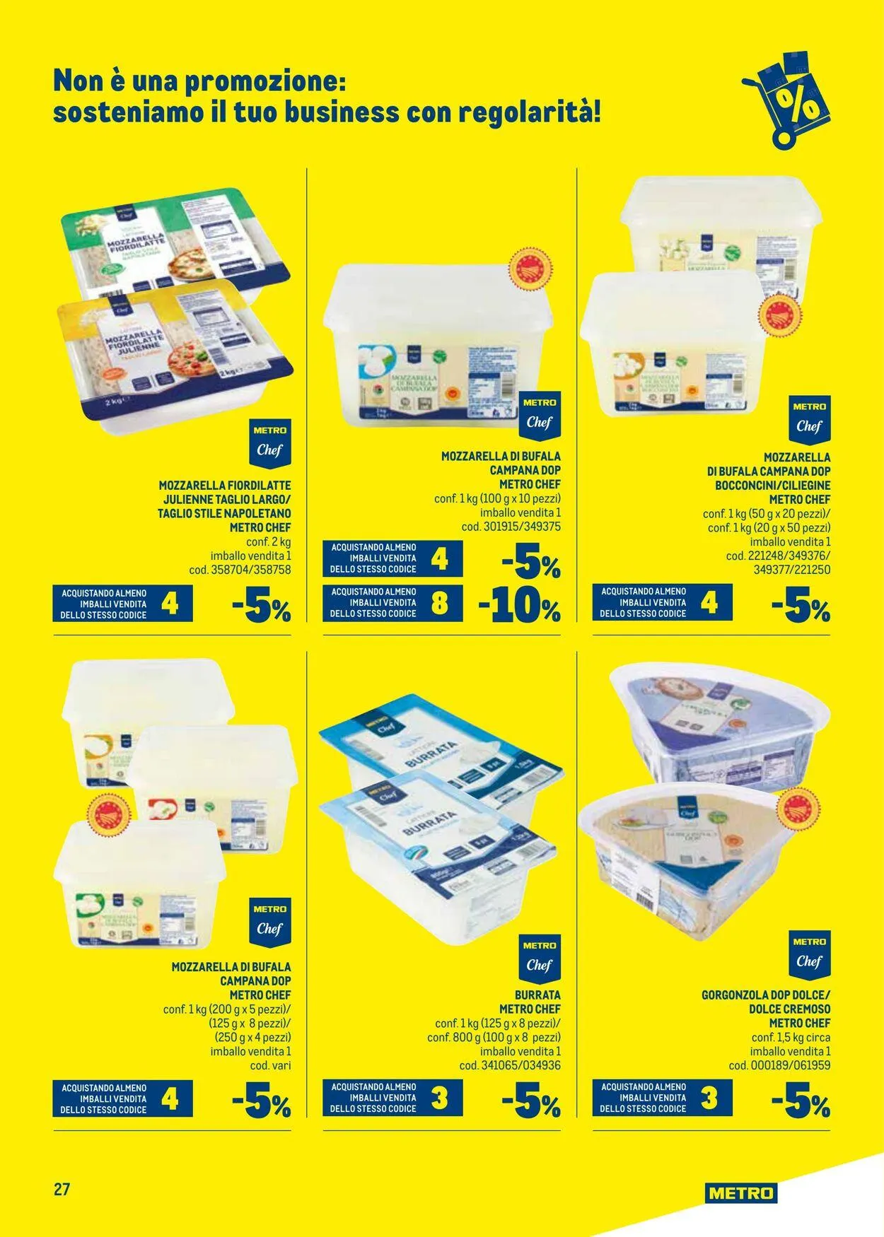 Metro Volantino attuale da 8 ottobre a 22 ottobre di 2025 - Pagina del volantino 27