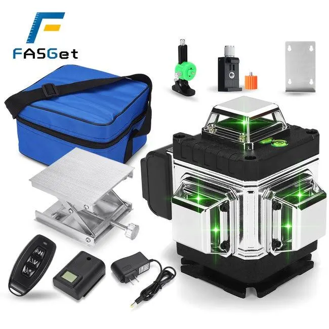 Livella laser a croce automatica 4D 360° 16 linee