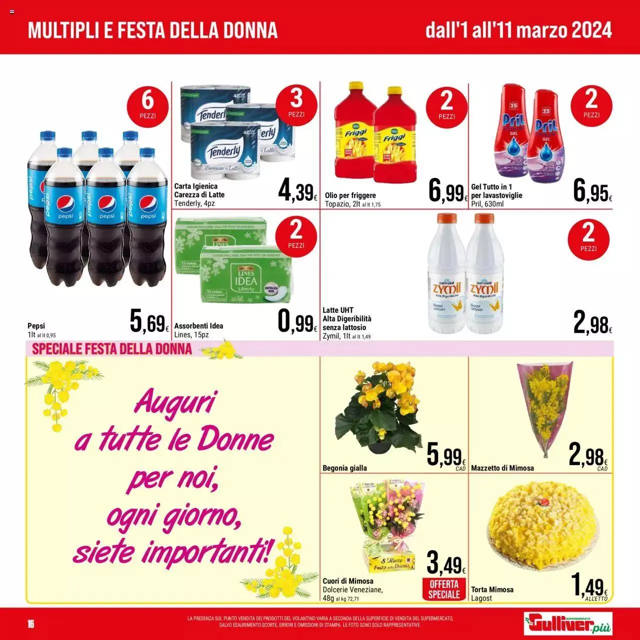 Volantino Gulliver Più Grandi da 1 marzo a 11 marzo di 2024 - Pagina del volantino 16
