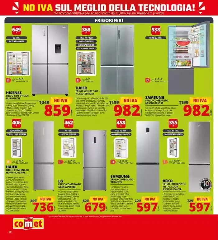 No IVA sul meglio della tecnologia! da 8 maggio a 21 maggio di 2025 - Pagina del volantino 38