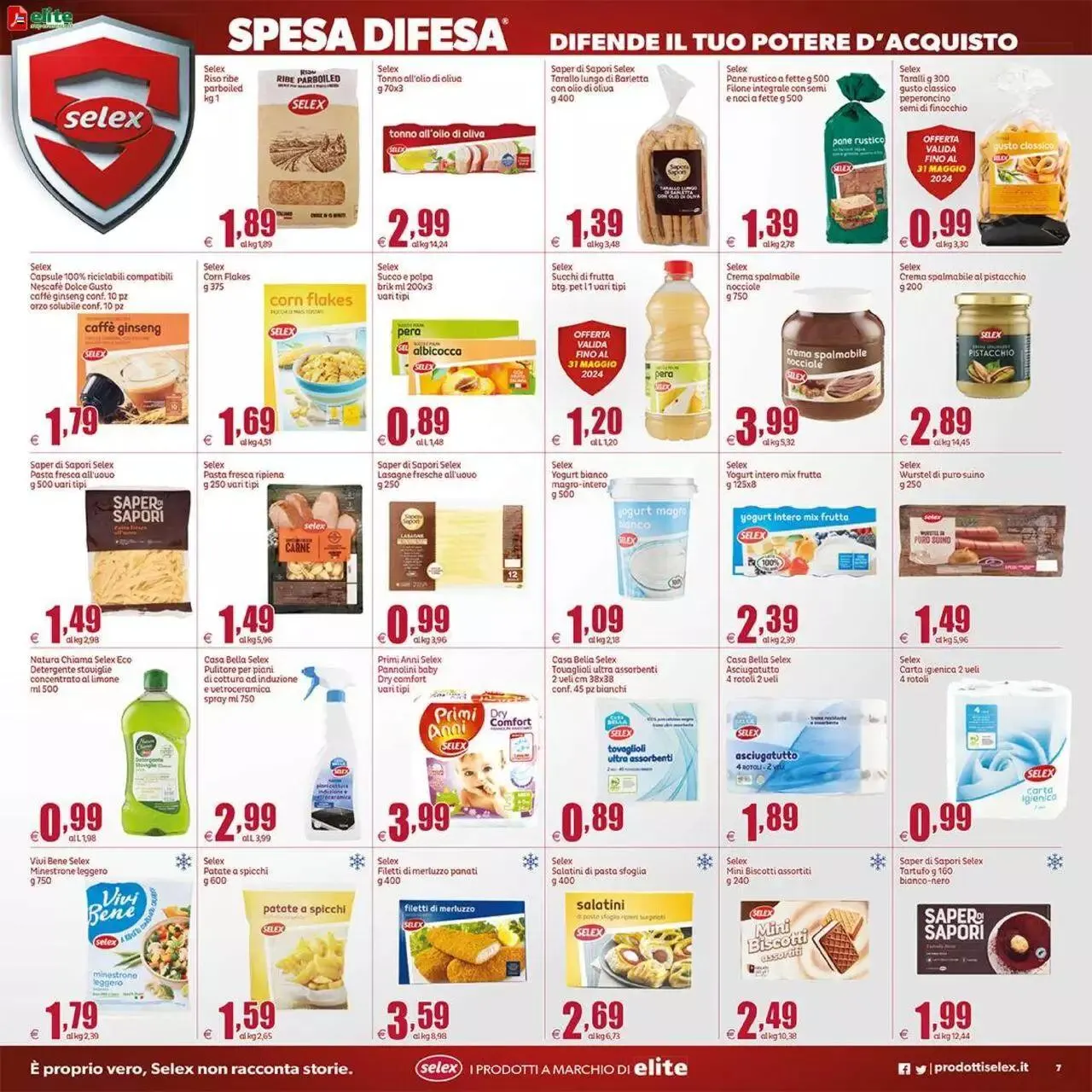 Volantino Elite Supermercati da 2 maggio a 15 maggio di 2024 - Pagina del volantino 7