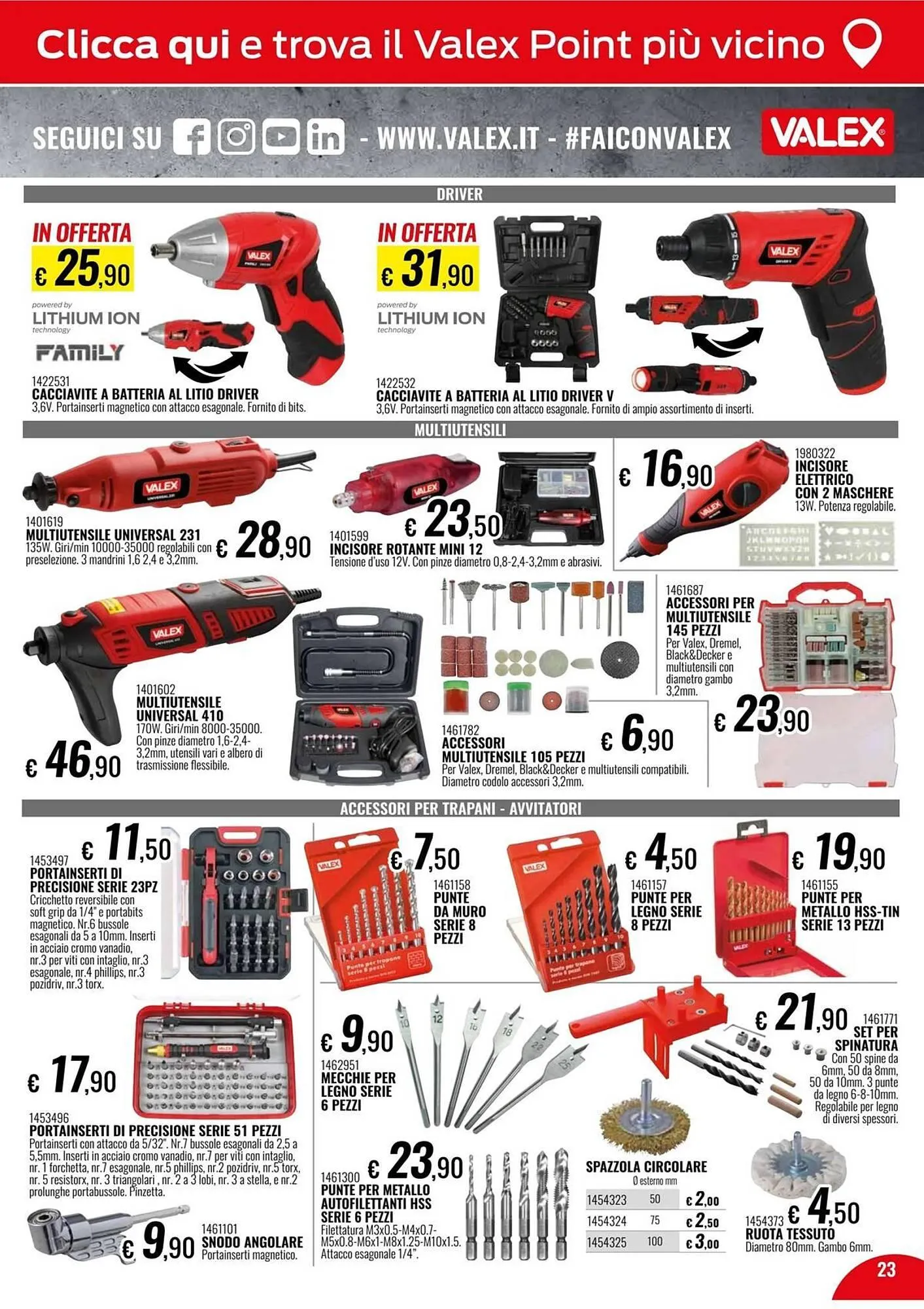 Volantino Valex da 5 marzo a 31 dicembre di 2025 - Pagina del volantino 23