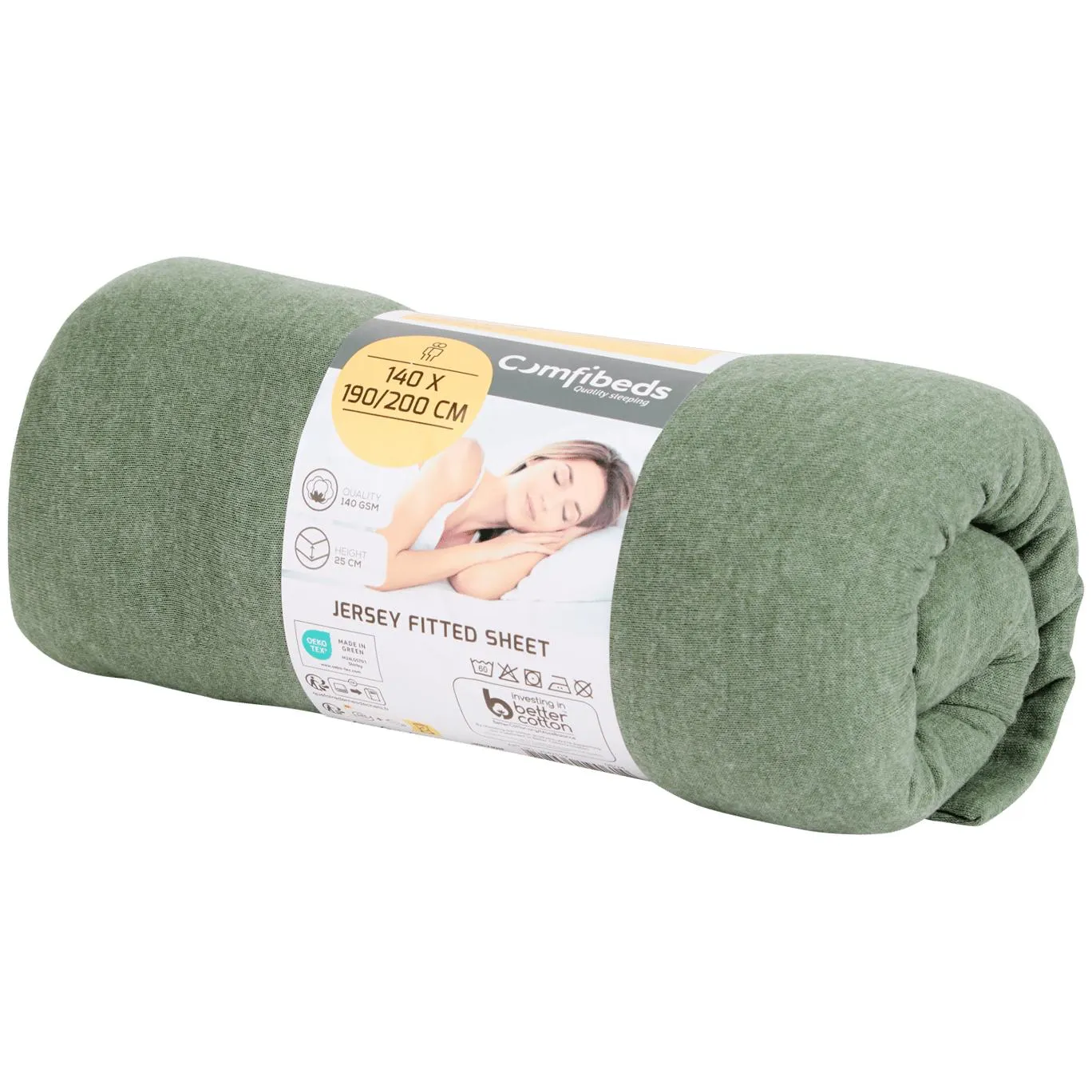 Lenzuolo in jersey con angoli Comfibeds