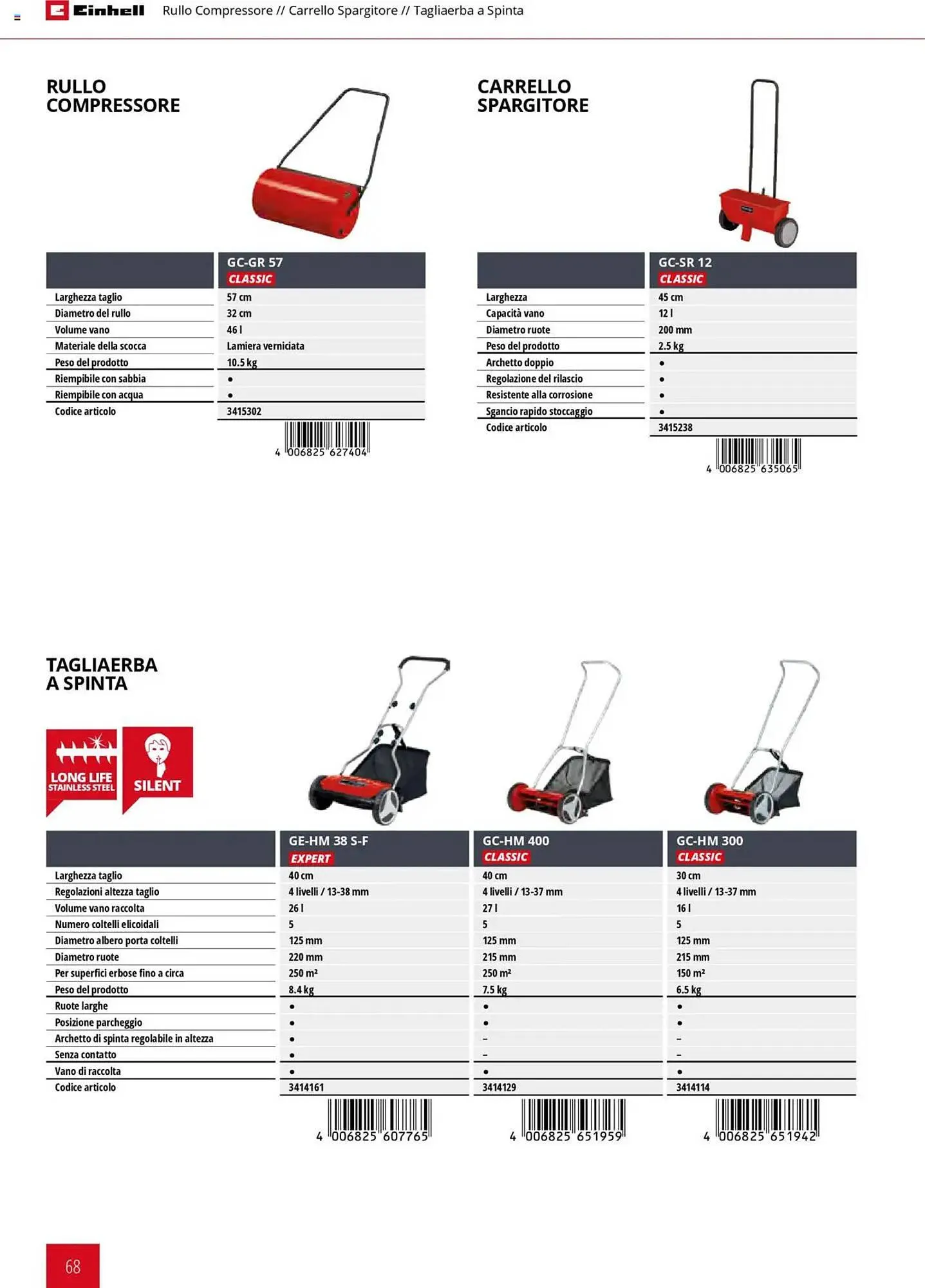 Volantino Einhell da 1 febbraio a 31 dicembre di 2025 - Pagina del volantino 68