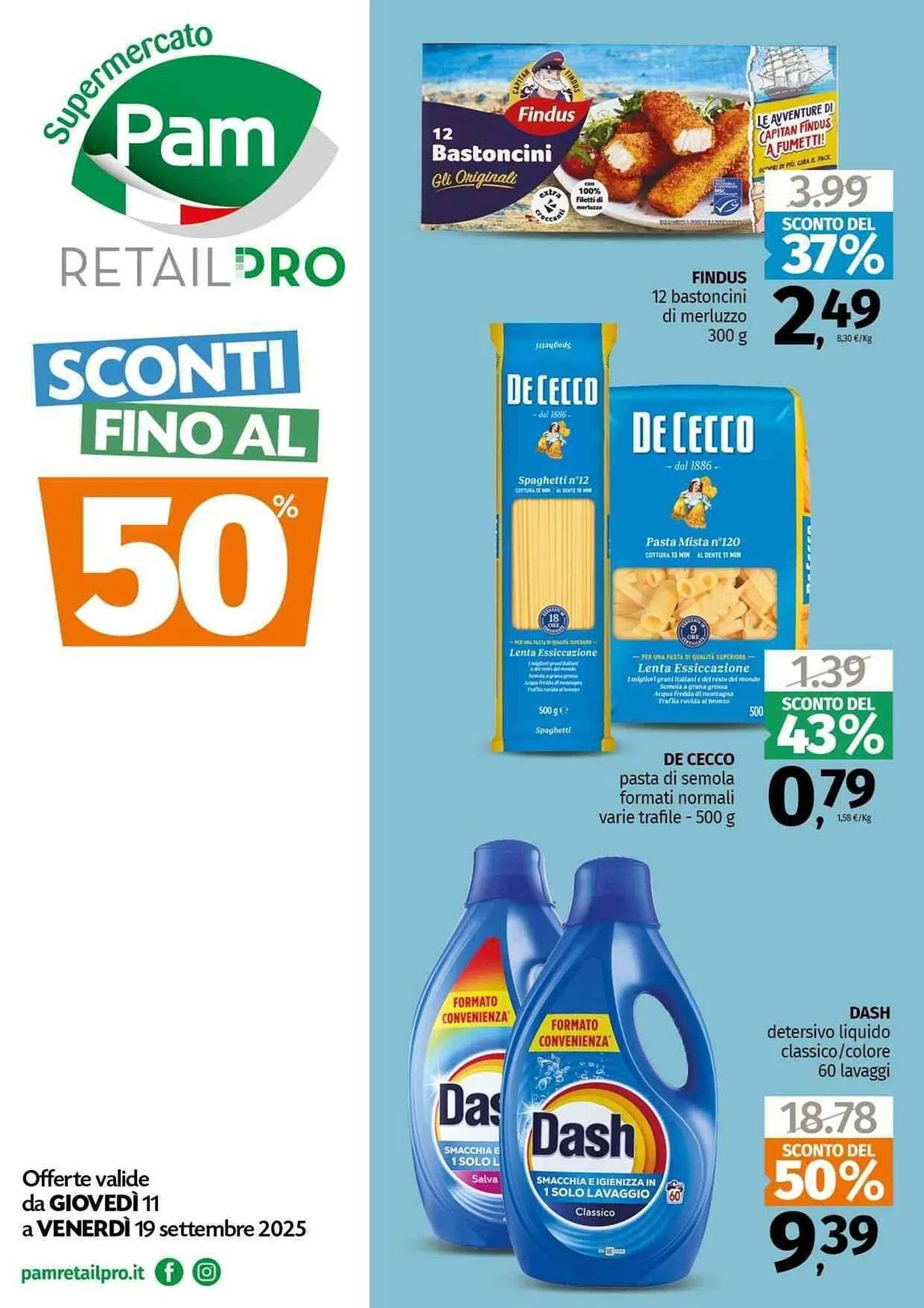 Volantino Pam da 15 settembre a 19 settembre di 2025 - Pagina del volantino 1