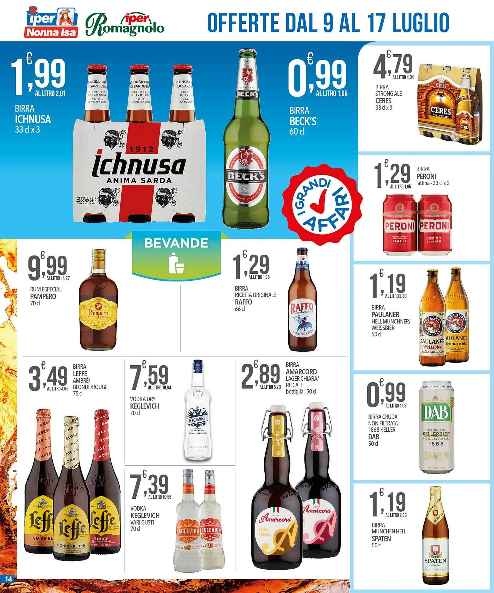 Volantino Iper Nonna Isa da 9 luglio a 17 luglio di 2025 - Pagina del volantino 14