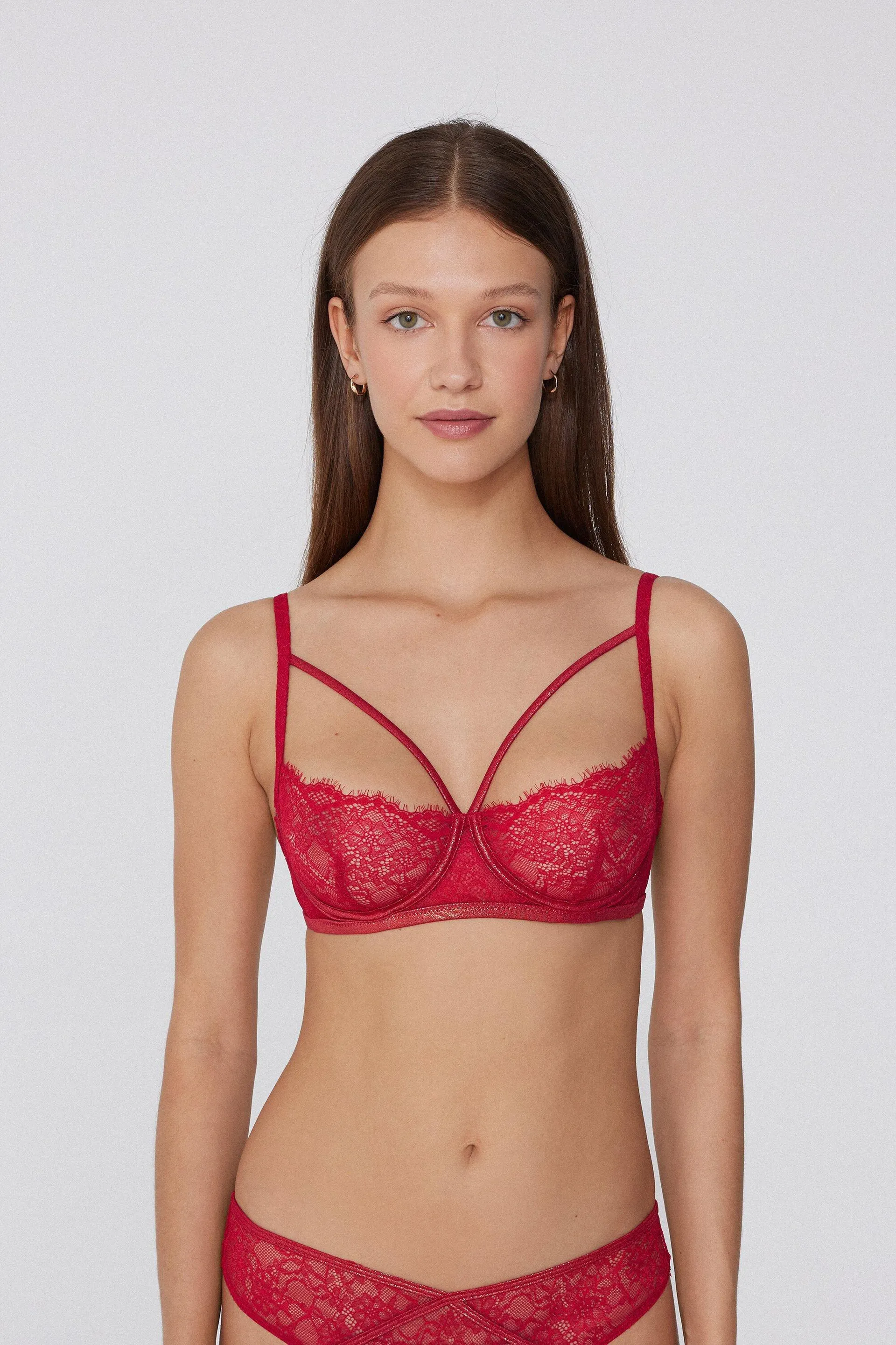 Reggiseno Balconcino Paris Gold Details