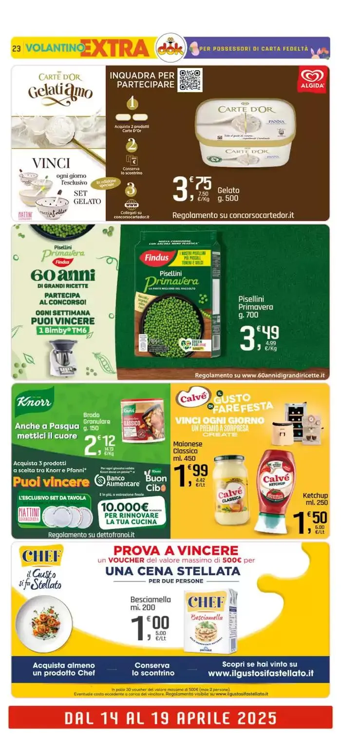 Riapre da 8 aprile a 19 aprile di 2025 - Pagina del volantino 23