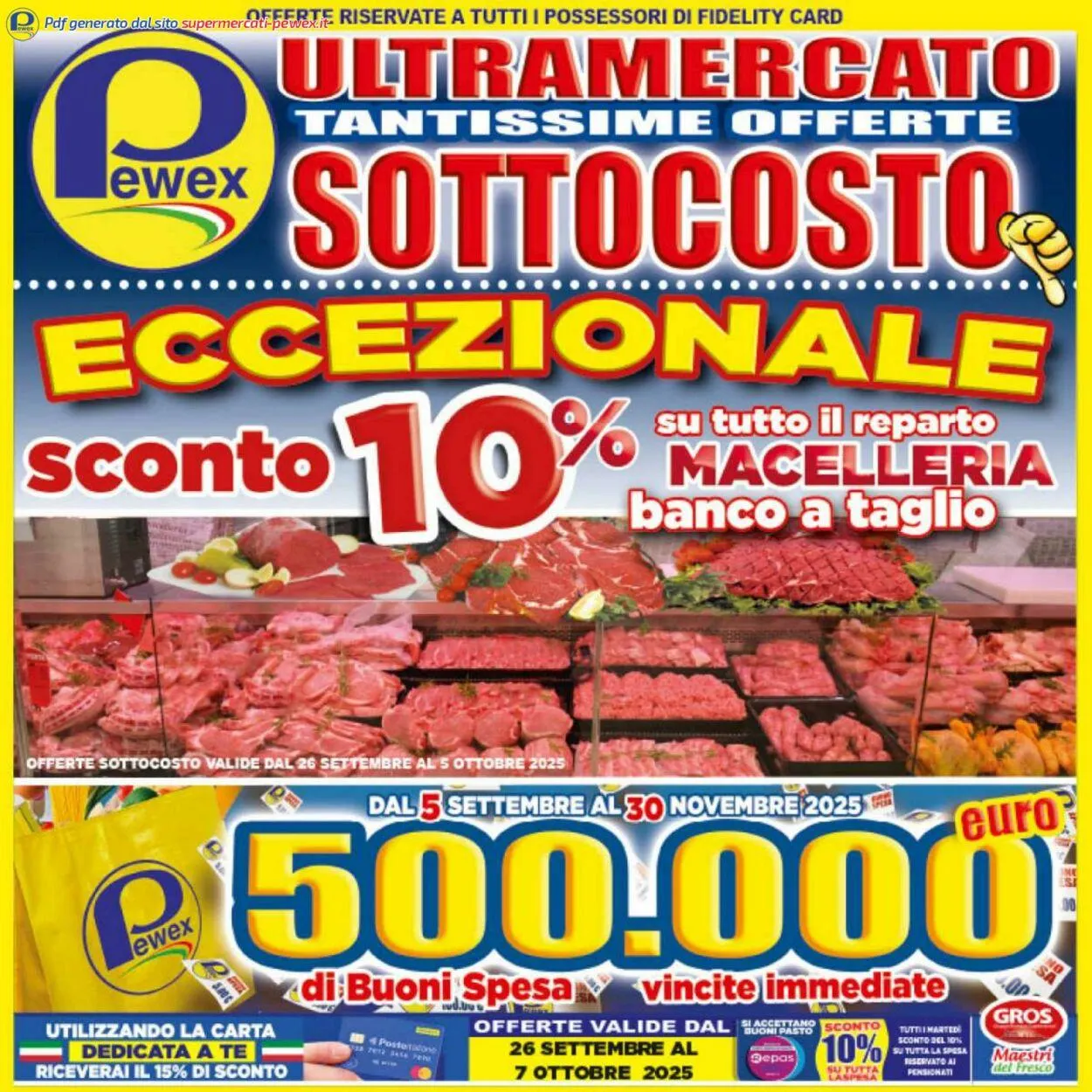 Pewex Volantino attuale da 26 settembre a 7 ottobre di 2025 - Pagina del volantino 1