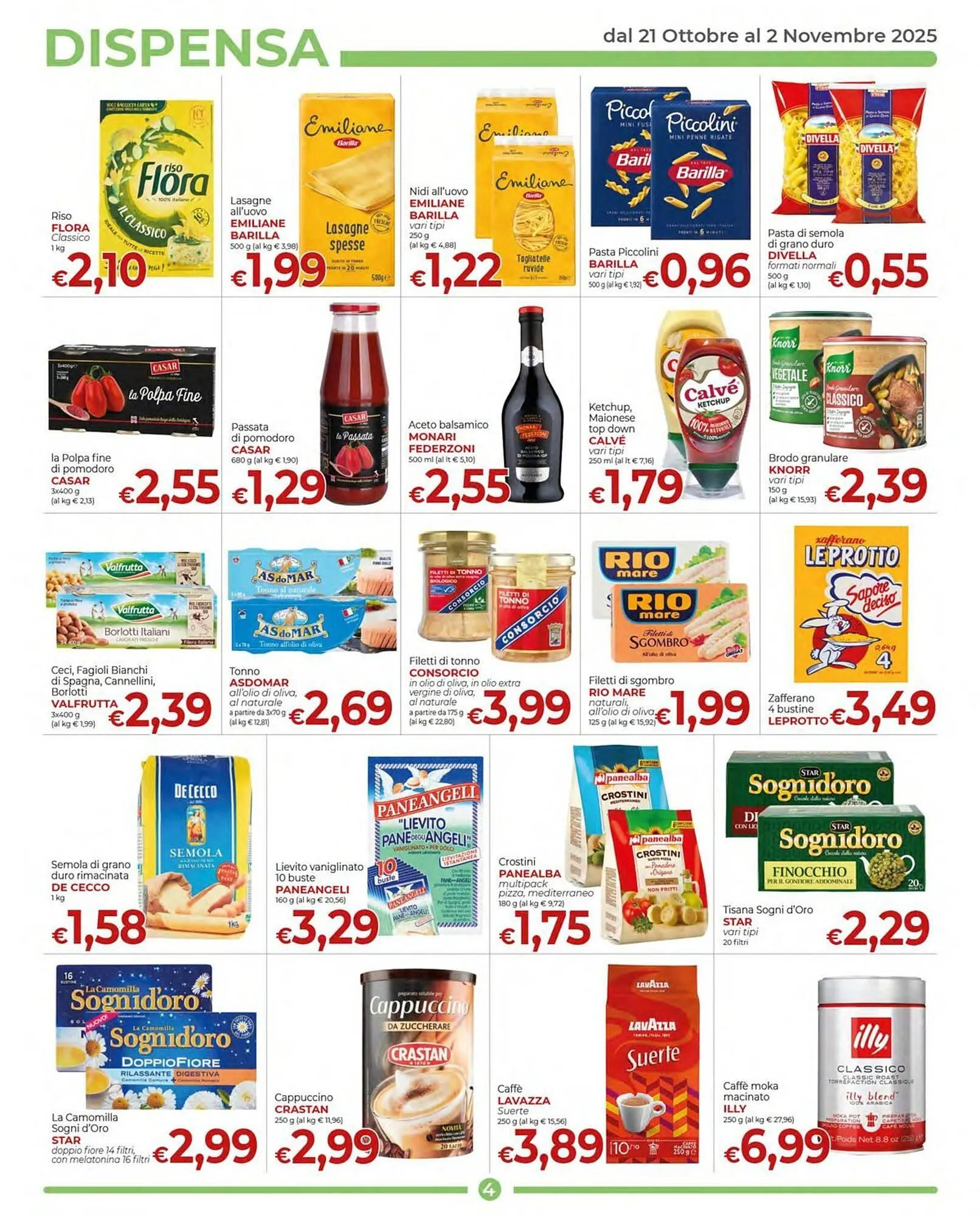 Volantino Supermercati Nonna Isa da 23 ottobre a 2 novembre di 2025 - Pagina del volantino 4