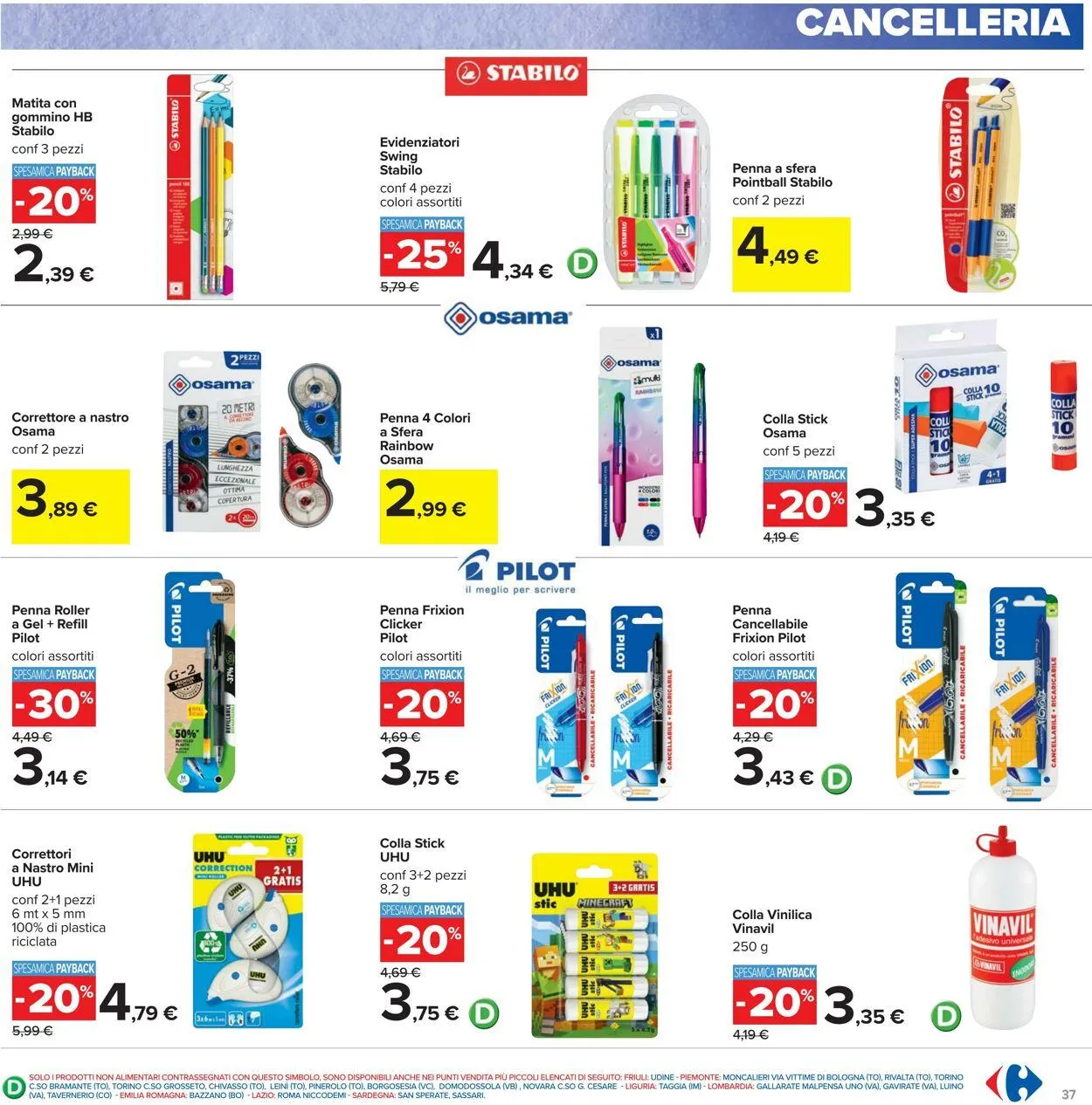 Carrefour Volantino attuale da 5 settembre a 14 settembre di 2025 - Pagina del volantino 37