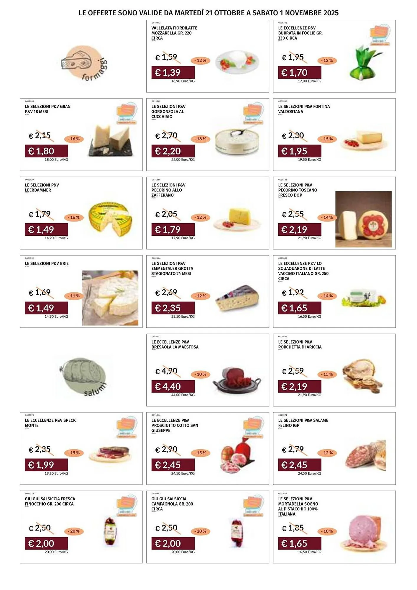 Volantino Prezzemolo e Vitale da 21 ottobre a 1 novembre di 2025 - Pagina del volantino 2