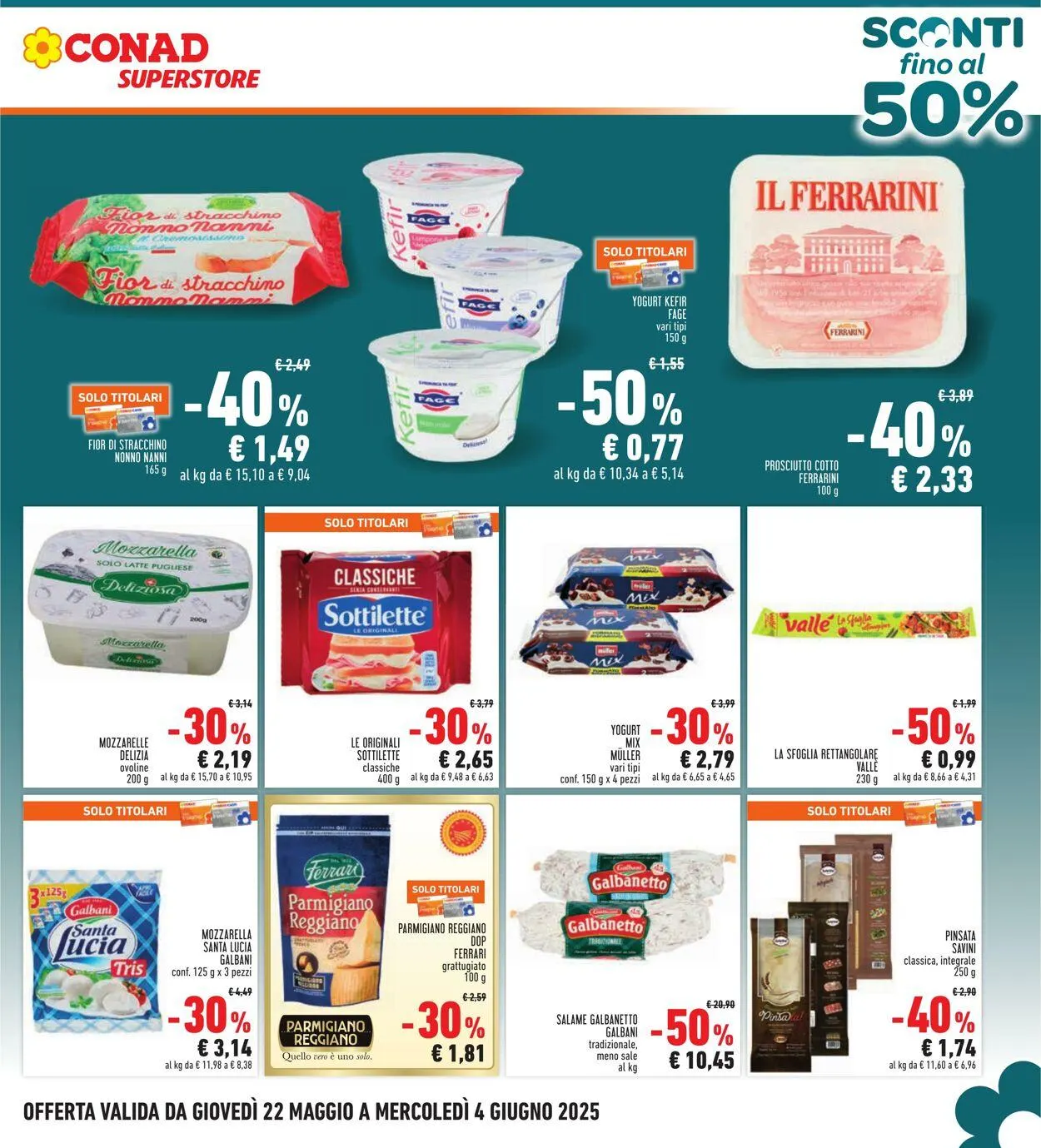 Conad - Superstore - Torino Volantino attuale da 22 maggio a 4 giugno di 2025 - Pagina del volantino 3