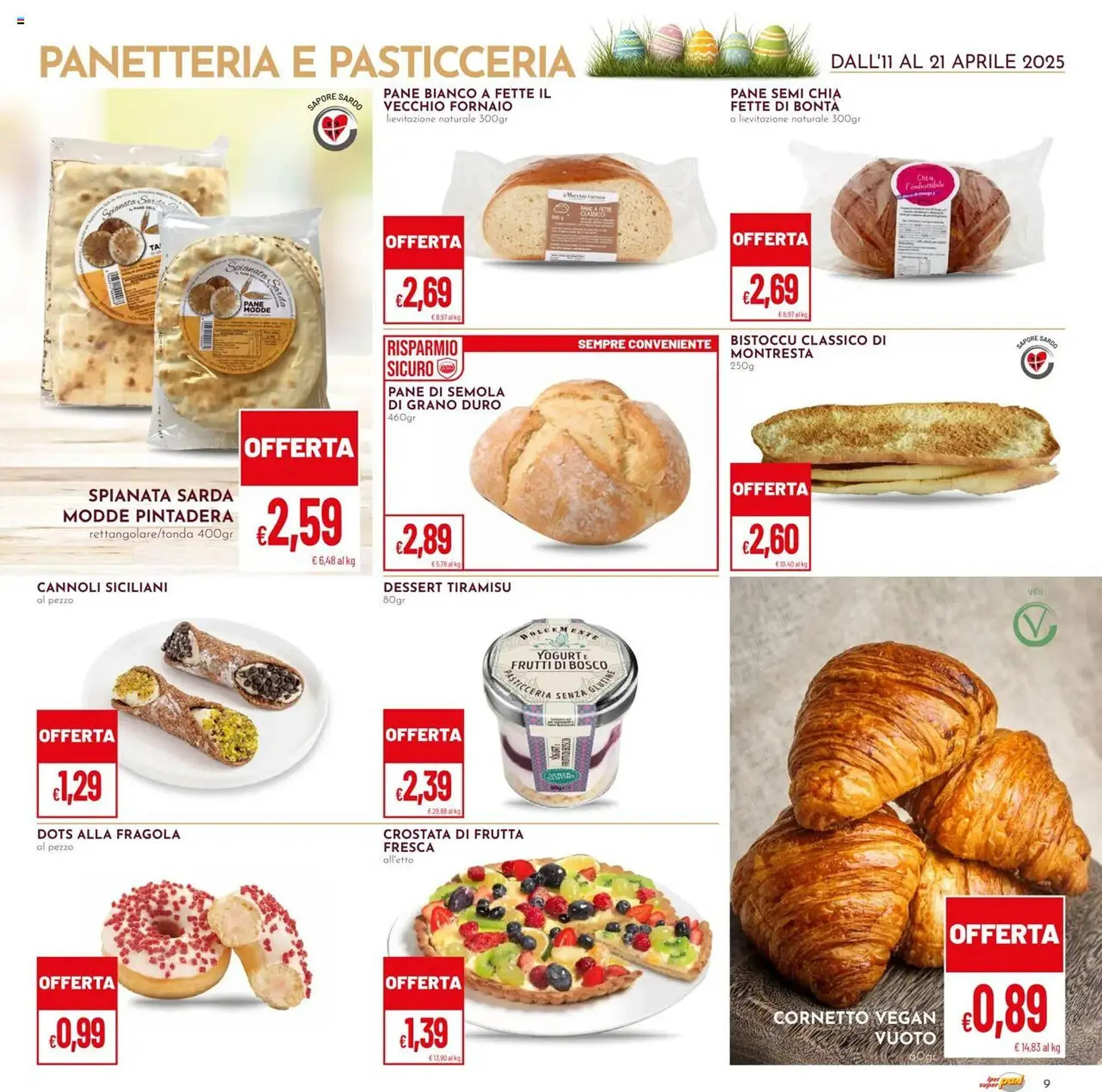 Volantino Pan da 11 aprile a 21 aprile di 2025 - Pagina del volantino 9
