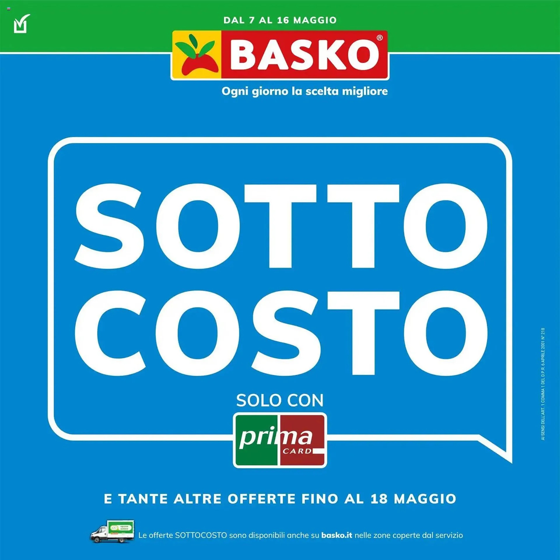 Volantino Basko da 7 maggio a 18 maggio di 2026 - Pagina del volantino 1