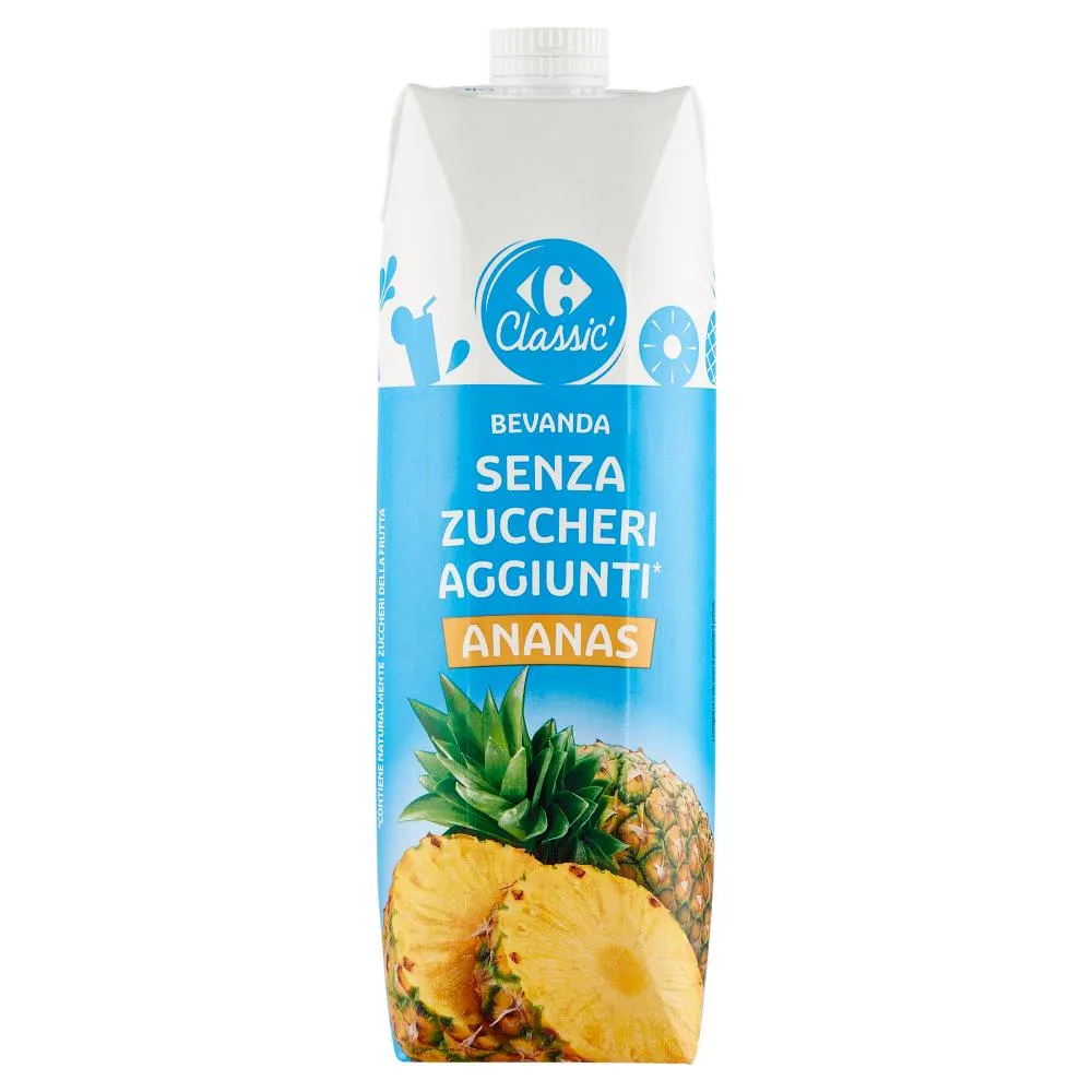 Carrefour Classic Bevanda Senza Zuccheri Aggiunti* Ananas 1 L