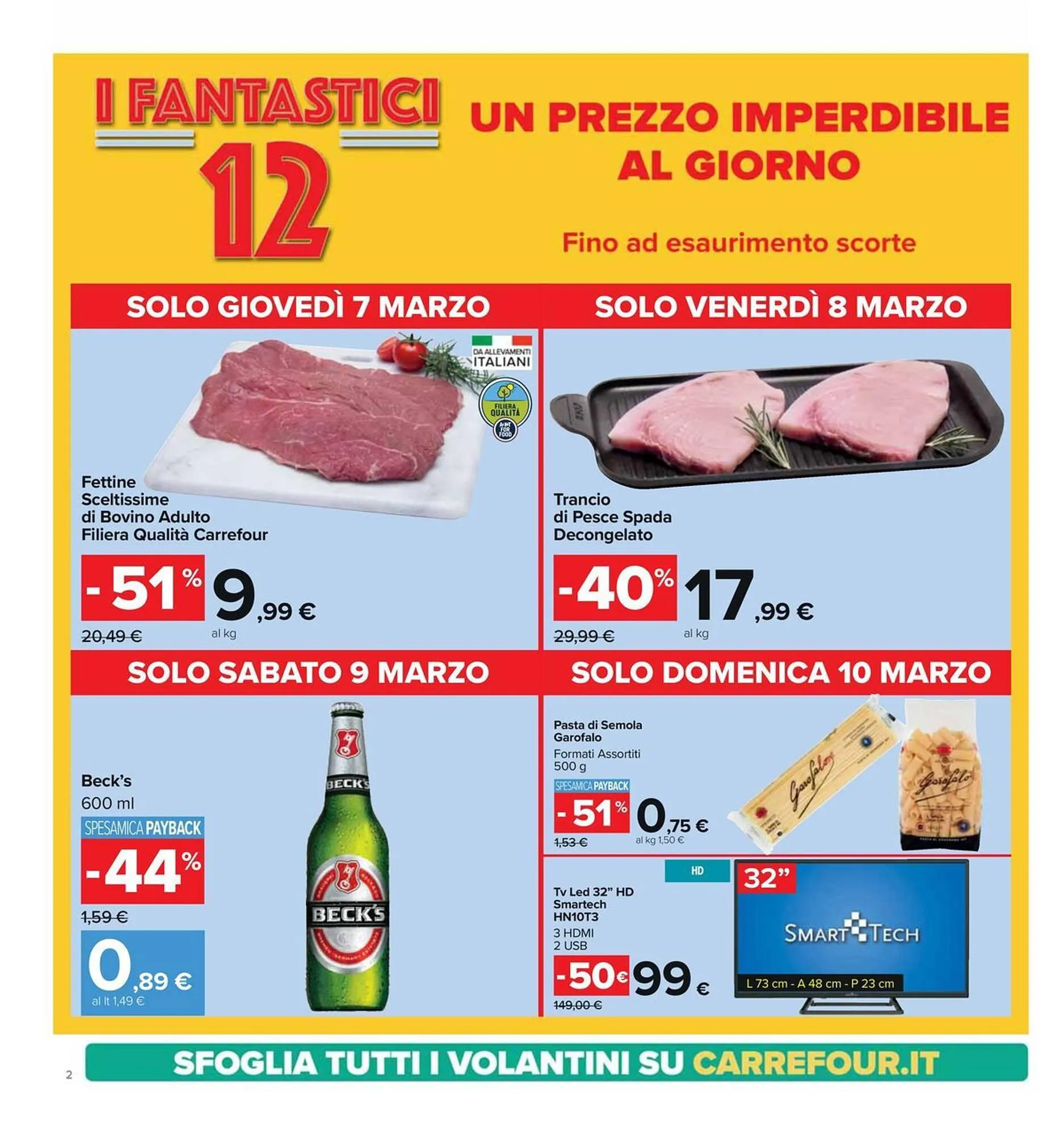 Volantino Carrefour Market da 7 marzo a 18 marzo di 2024 - Pagina del volantino 2