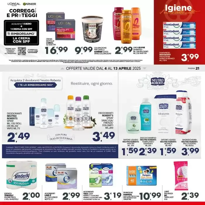 Conveneinza unica da 4 aprile a 13 aprile di 2025 - Pagina del volantino 21