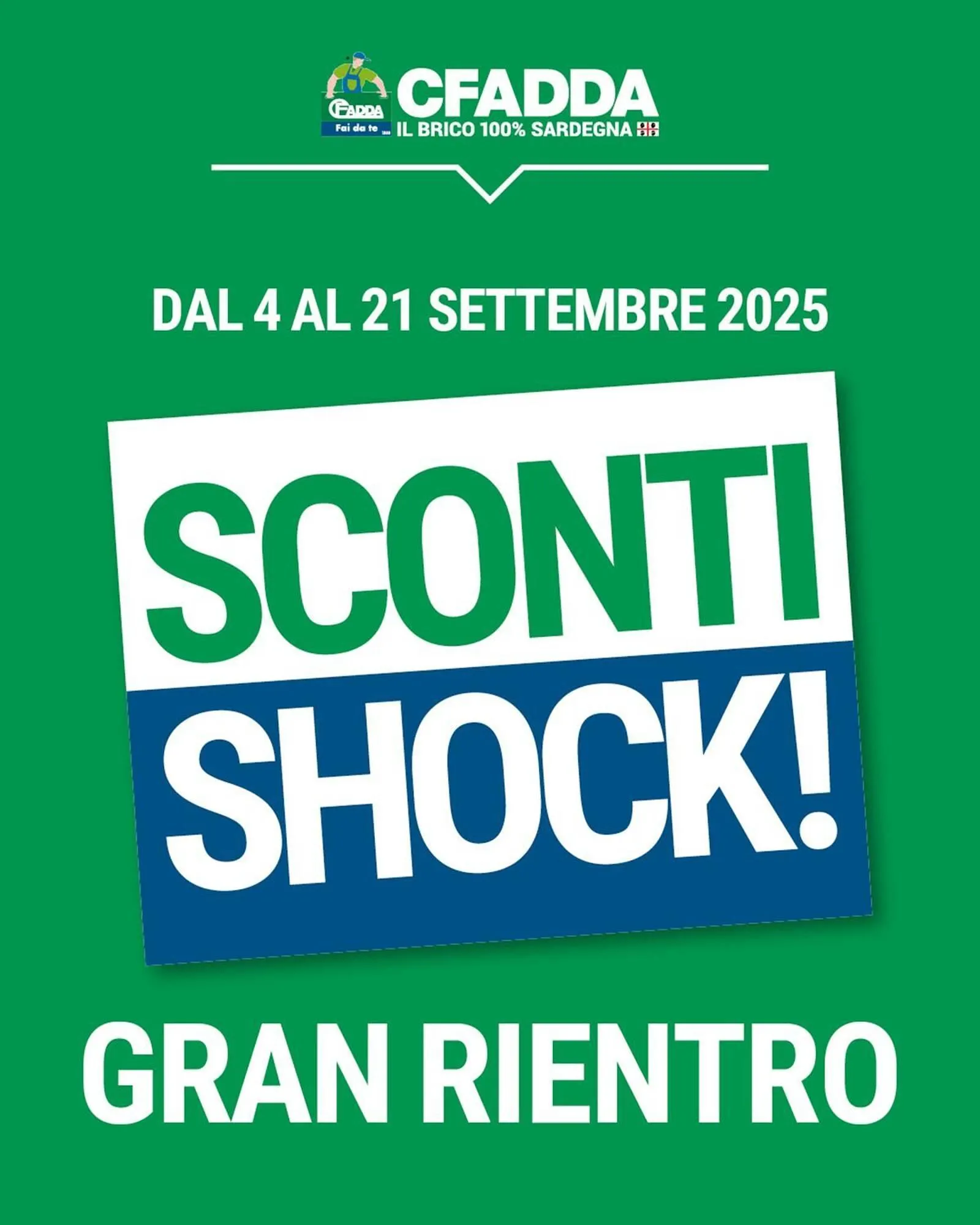 Volantino Cfadda da 4 settembre a 21 settembre di 2025 - Pagina del volantino 1