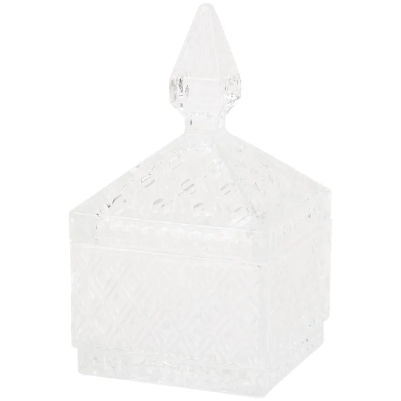 Contenitore in vetro con coperchio