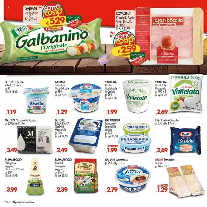 Sotto il costo da 27 marzo a 9 aprile di 2025 - Pagina del volantino 12