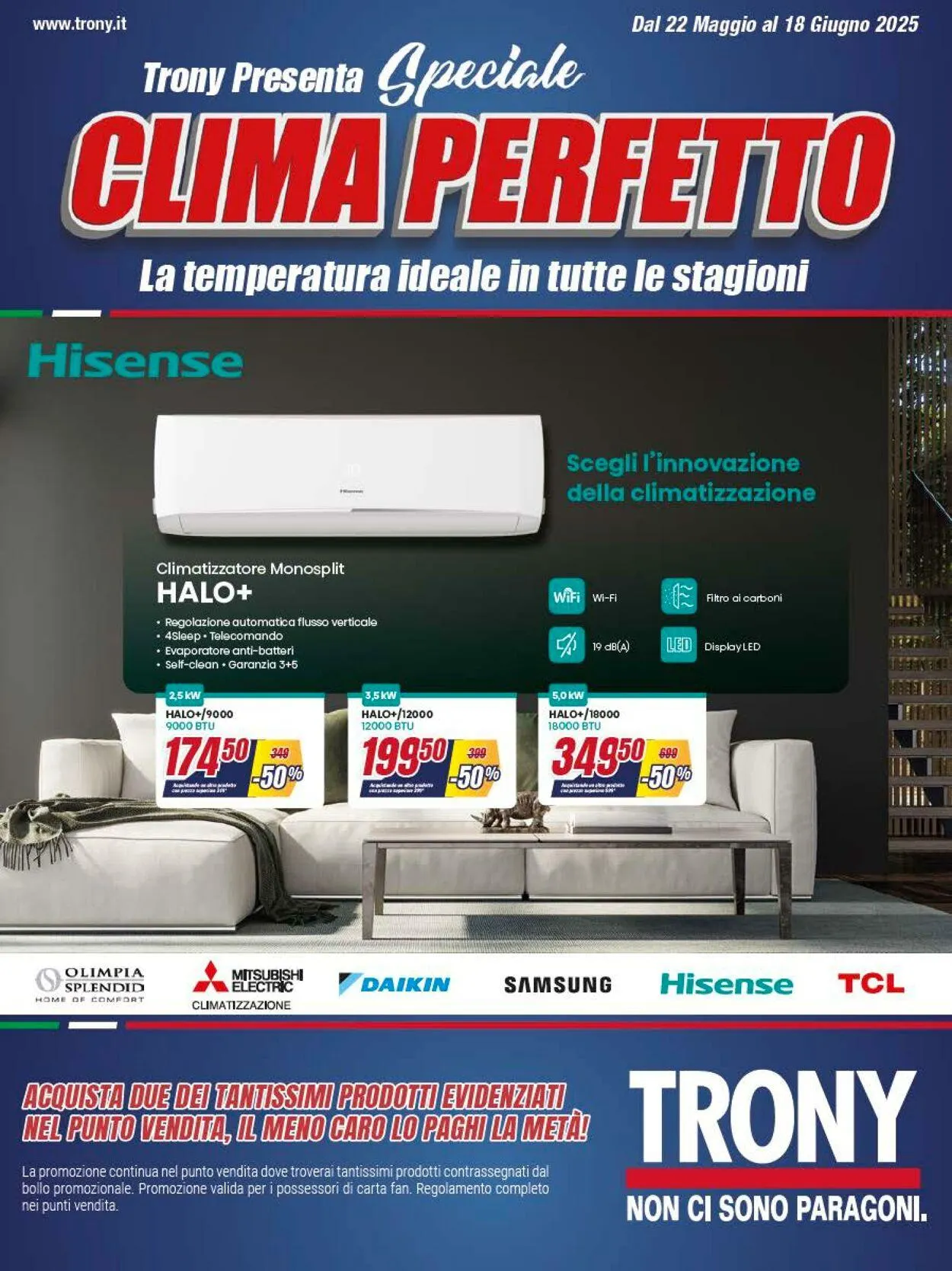 Trony - Palermo Volantino attuale da 22 maggio a 18 giugno di 2025 - Pagina del volantino 40