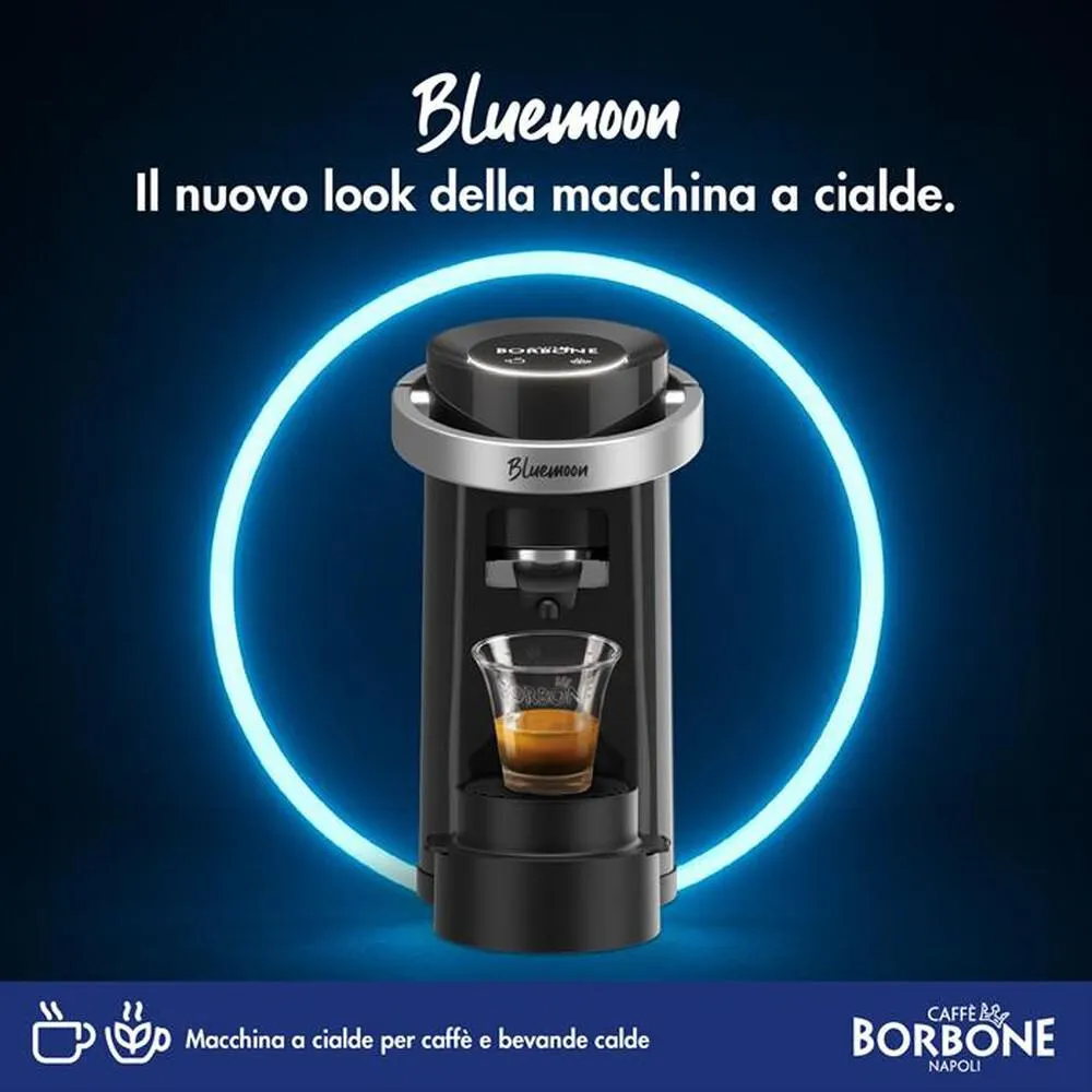CAFFE BORBONE - Macchina da caffé pump BLUEMOON-Nero