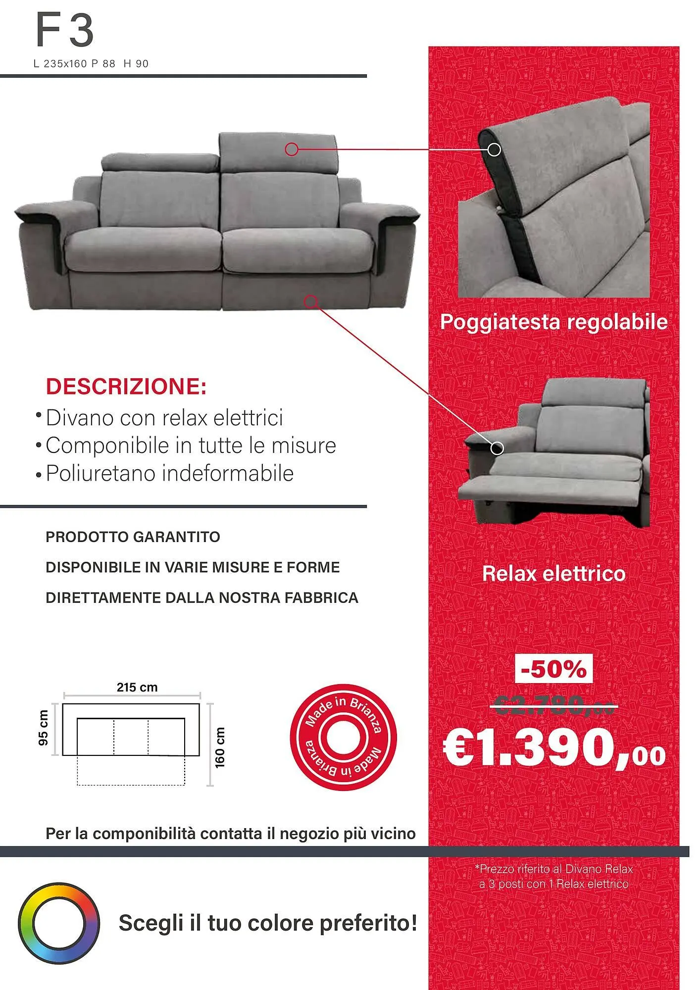 Volantino Outlet Divani da 15 ottobre a 31 dicembre di 2024 - Pagina del volantino 7