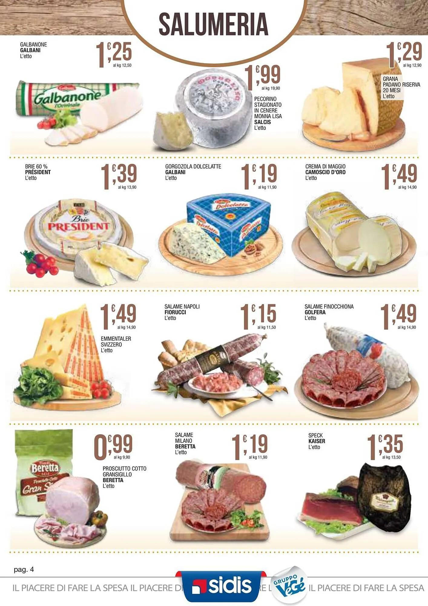 Volantino Sidis da 27 dicembre a 6 gennaio di 2024 - Pagina del volantino 4