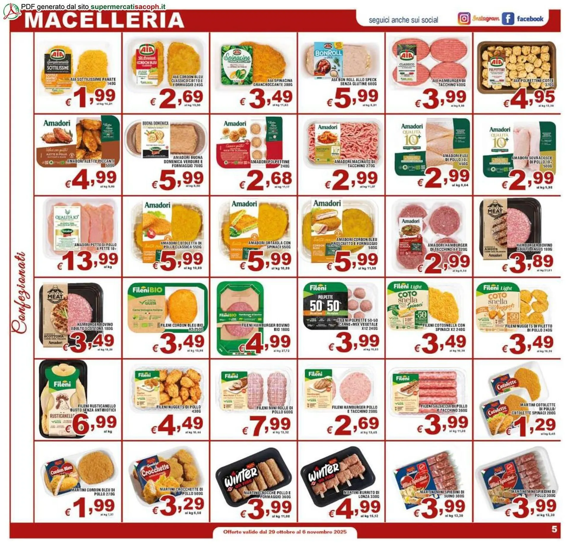 Volantino Sacoph da 30 ottobre a 6 novembre di 2025 - Pagina del volantino 5