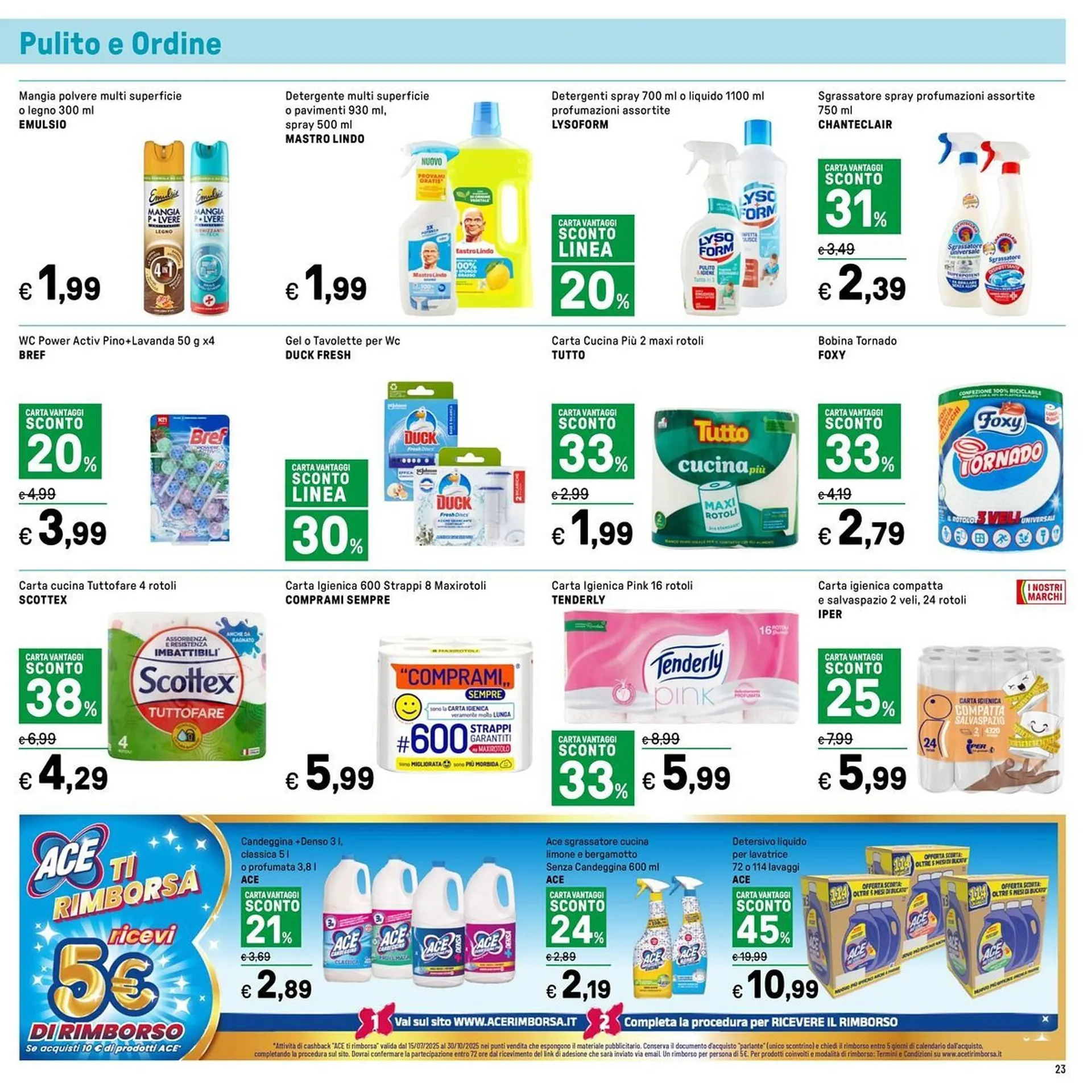 Volantino Iper La Grande da 21 luglio a 3 agosto di 2025 - Pagina del volantino 23